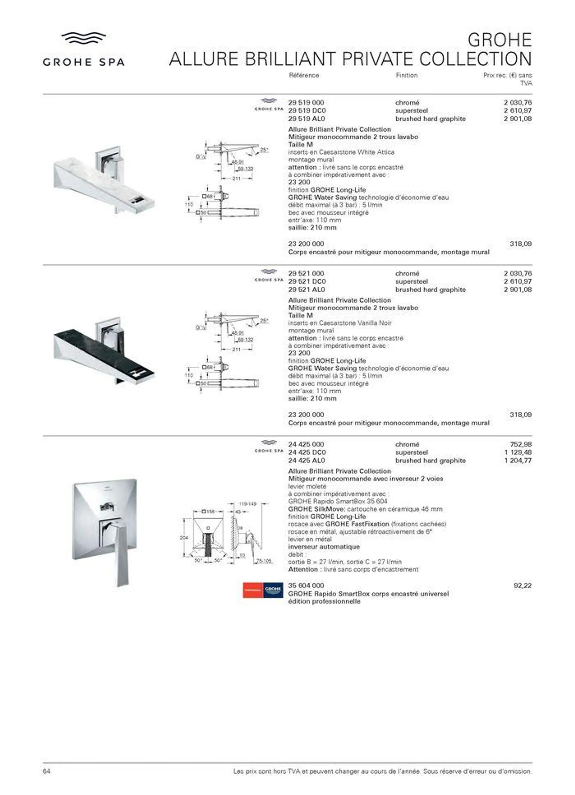 CATALOGUE 2024 van 2 februari tot 31 januari 2025 - folder pagina 64