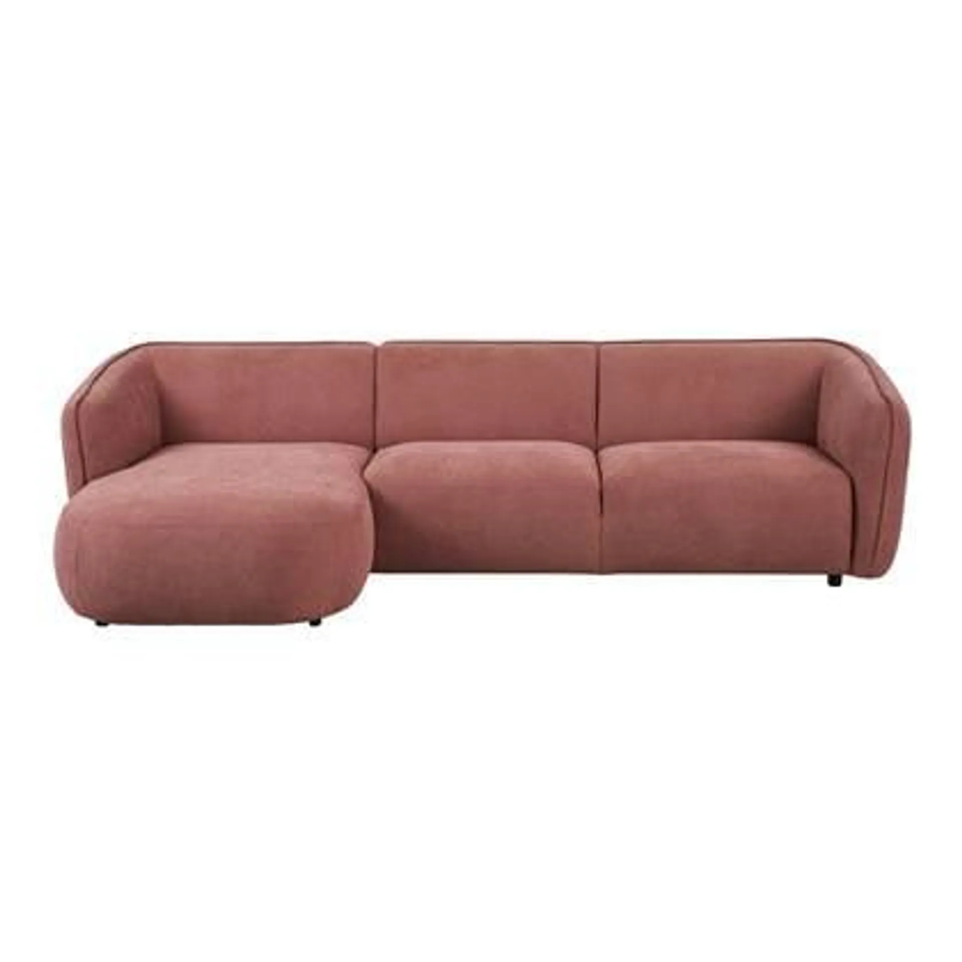 by fonQ Soft Chaise Longue Links - Oud Roze