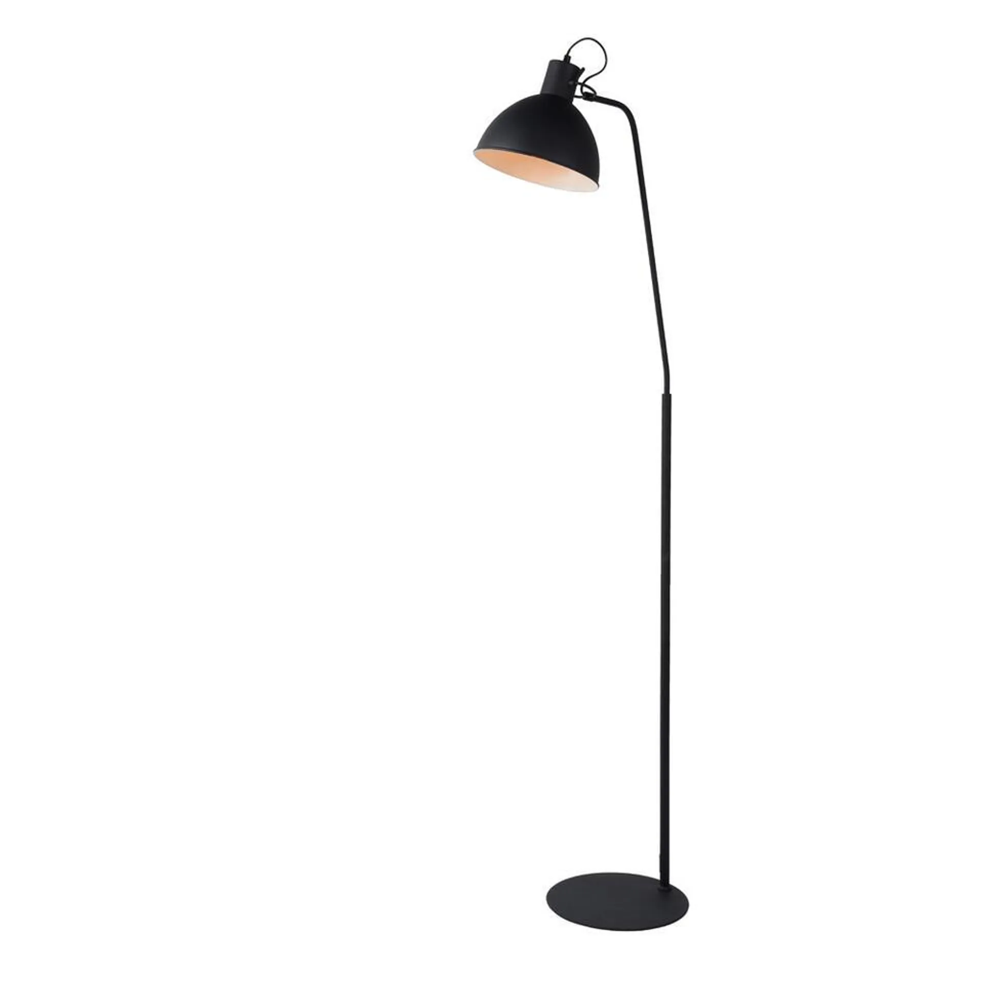 Lucide leeslamp Shadi - zwart - Ø28 cm