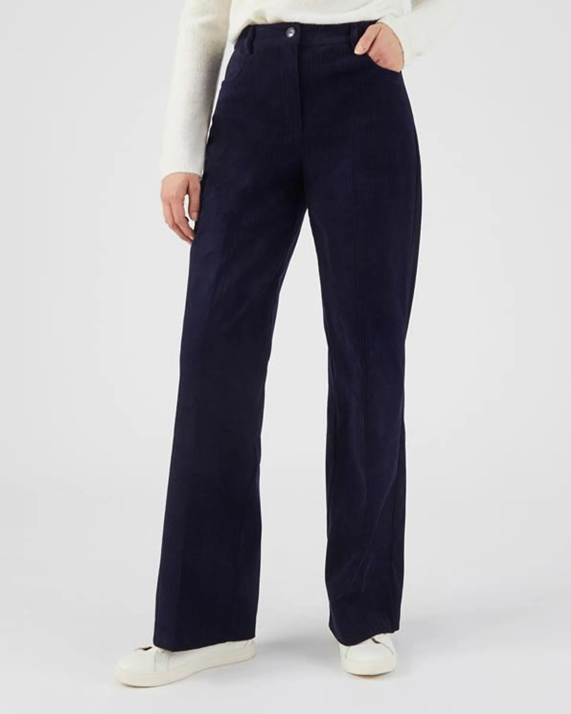 Broek pull-on ribfluweel