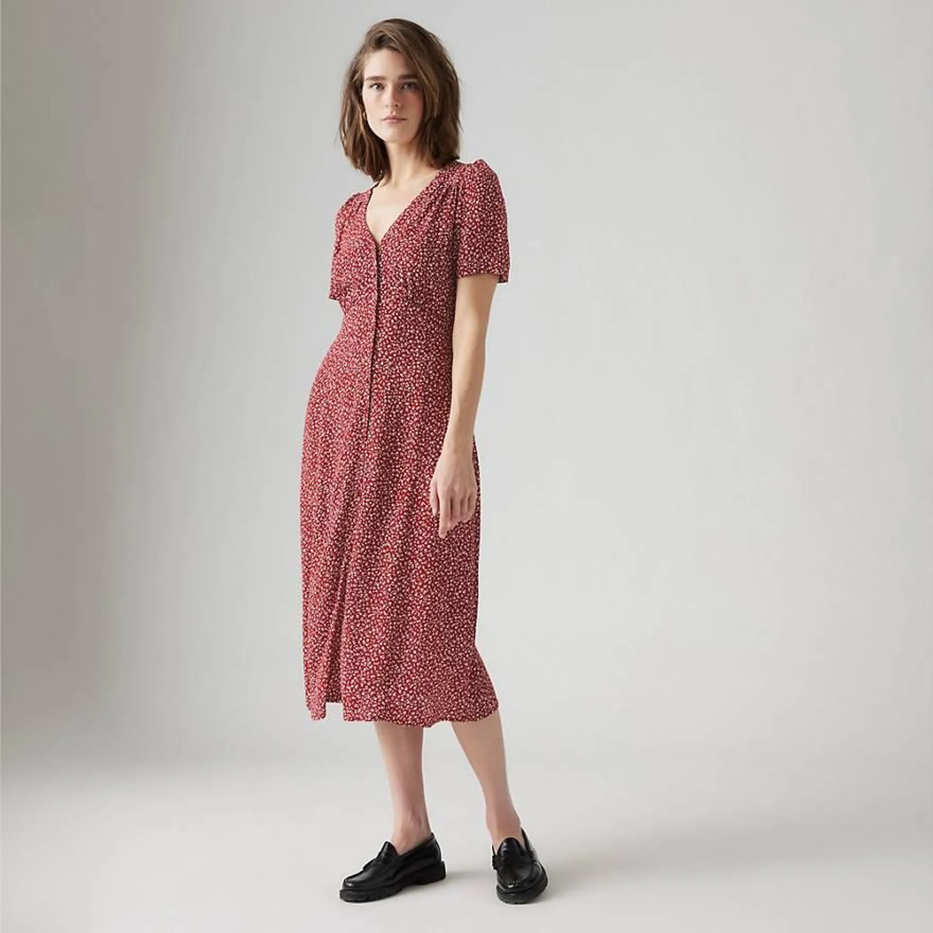 Sarina Short Sleeve Midi Dress