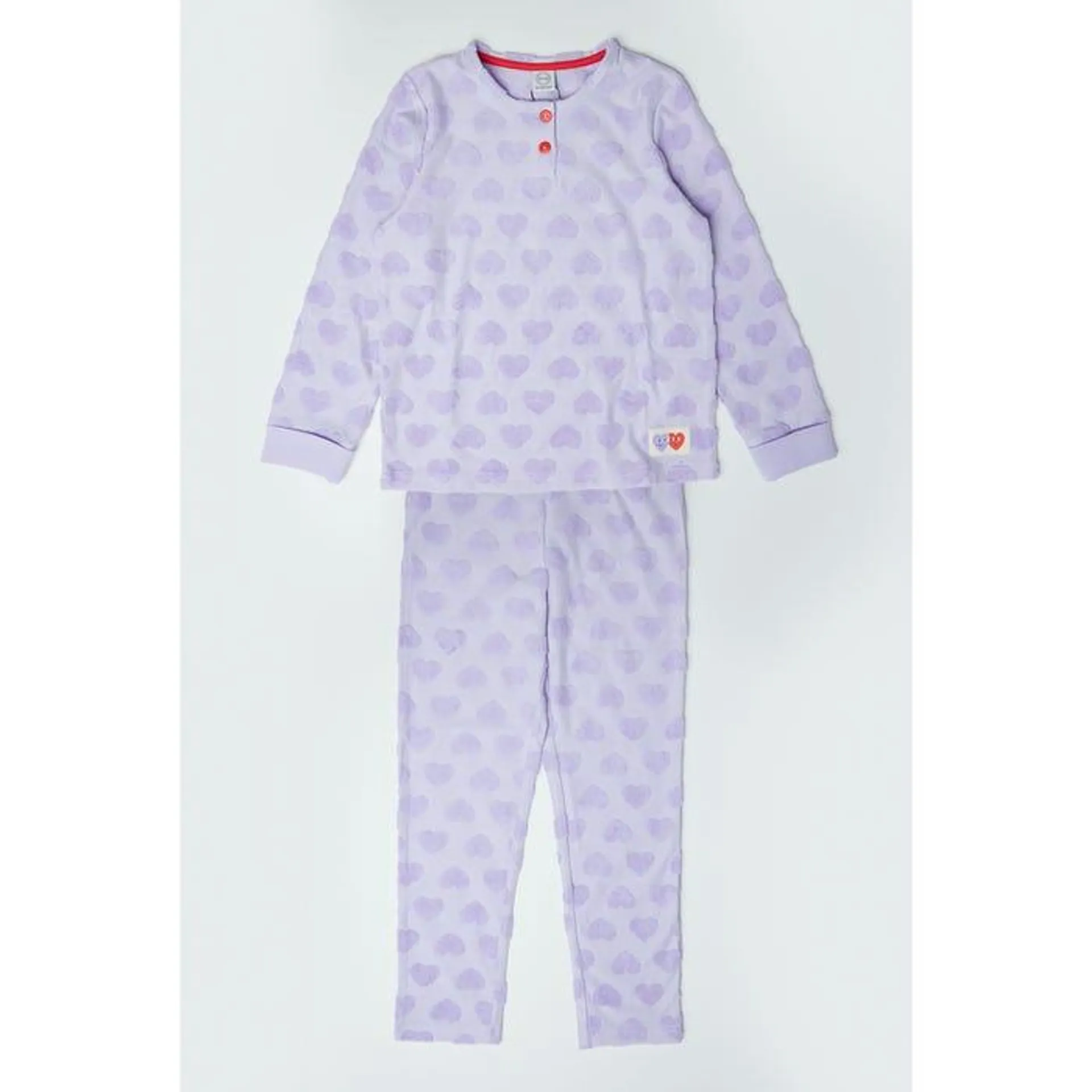 Kids pyjamaset met hartjes