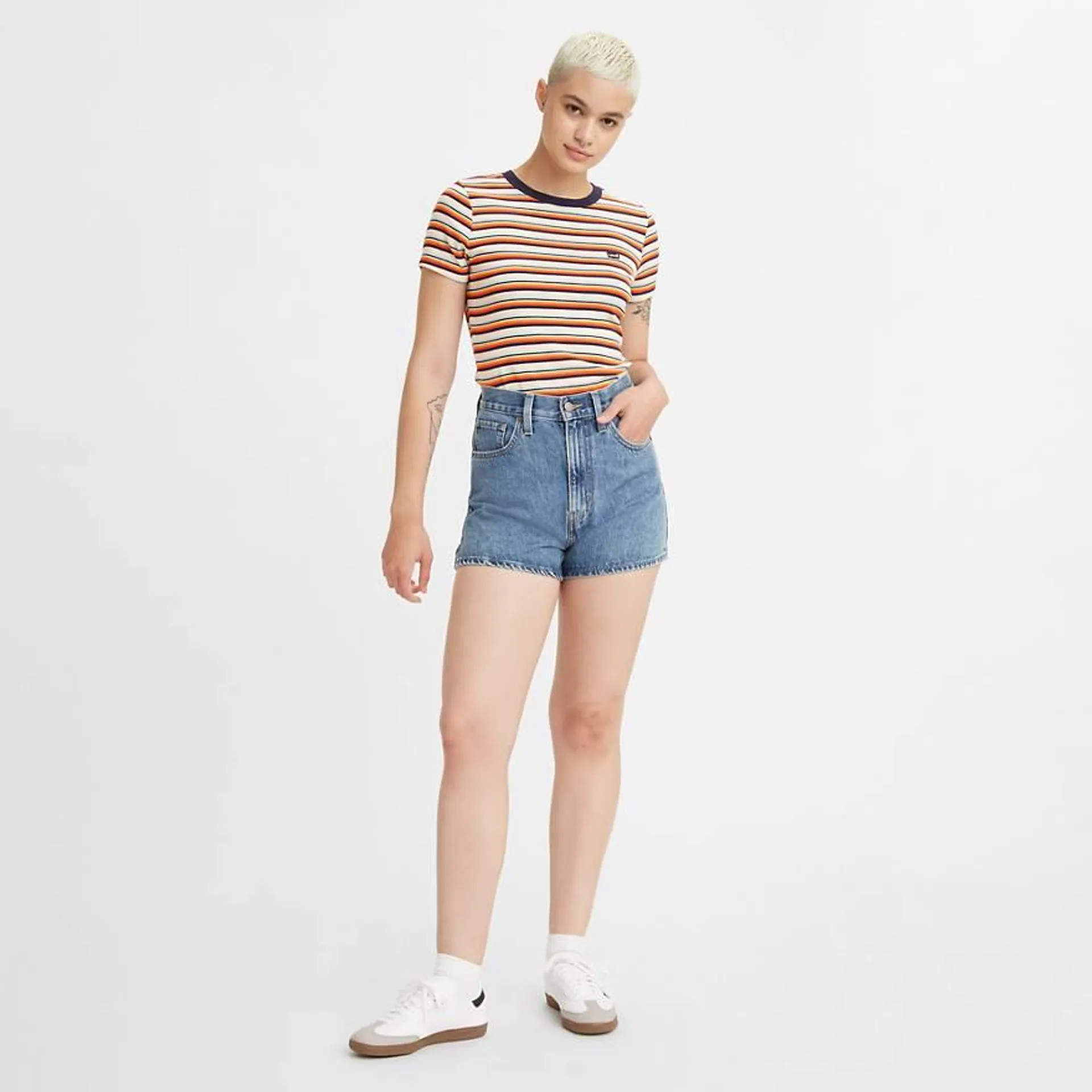 High Waisted Mom Shorts