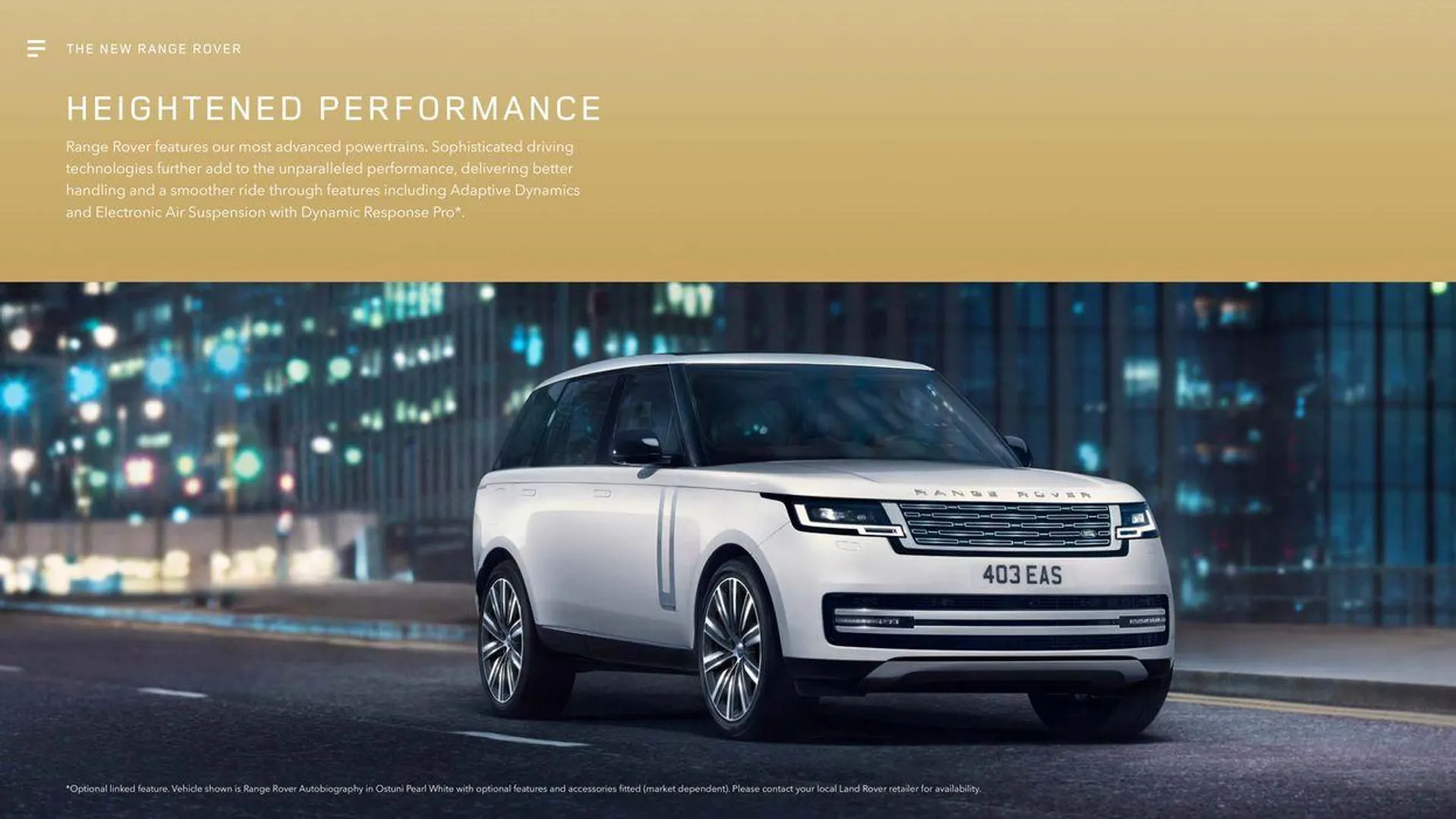 THE NEW RANGE ROVER van 13 oktober tot 13 oktober 2024 - folder pagina 20