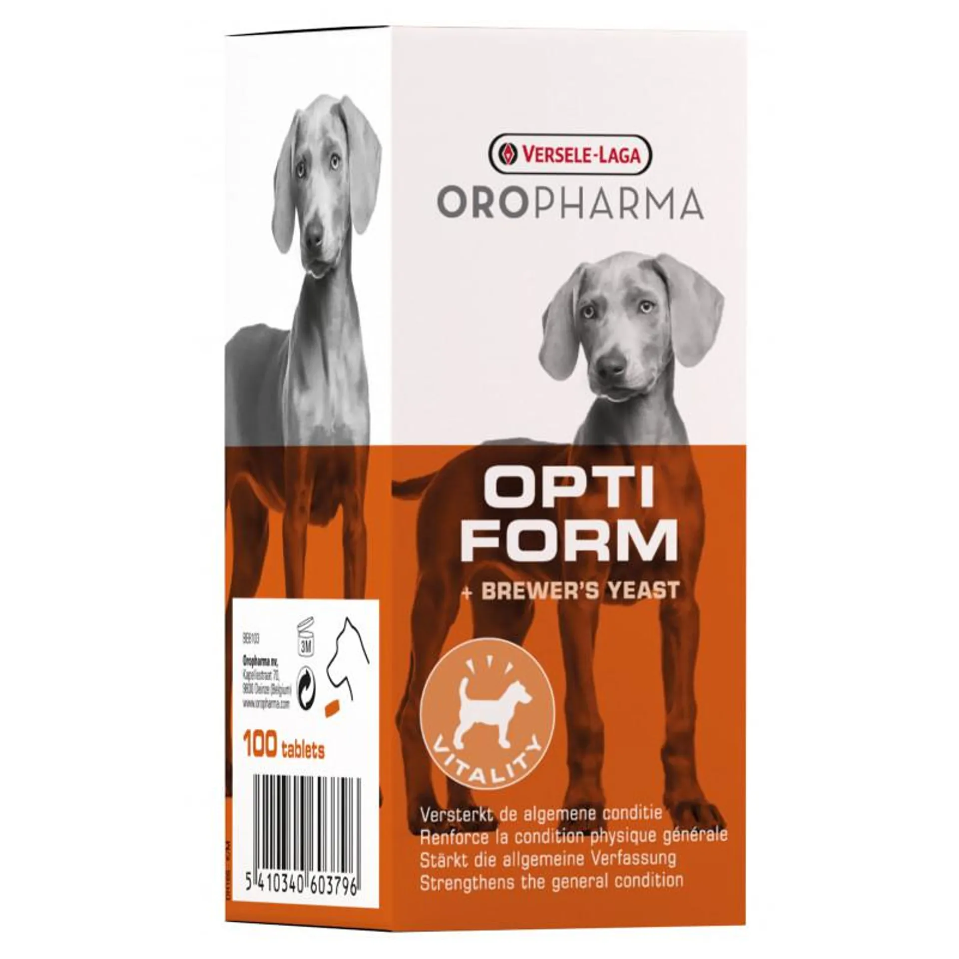 Versele Laga Oropharma Opti Form 100Tabl