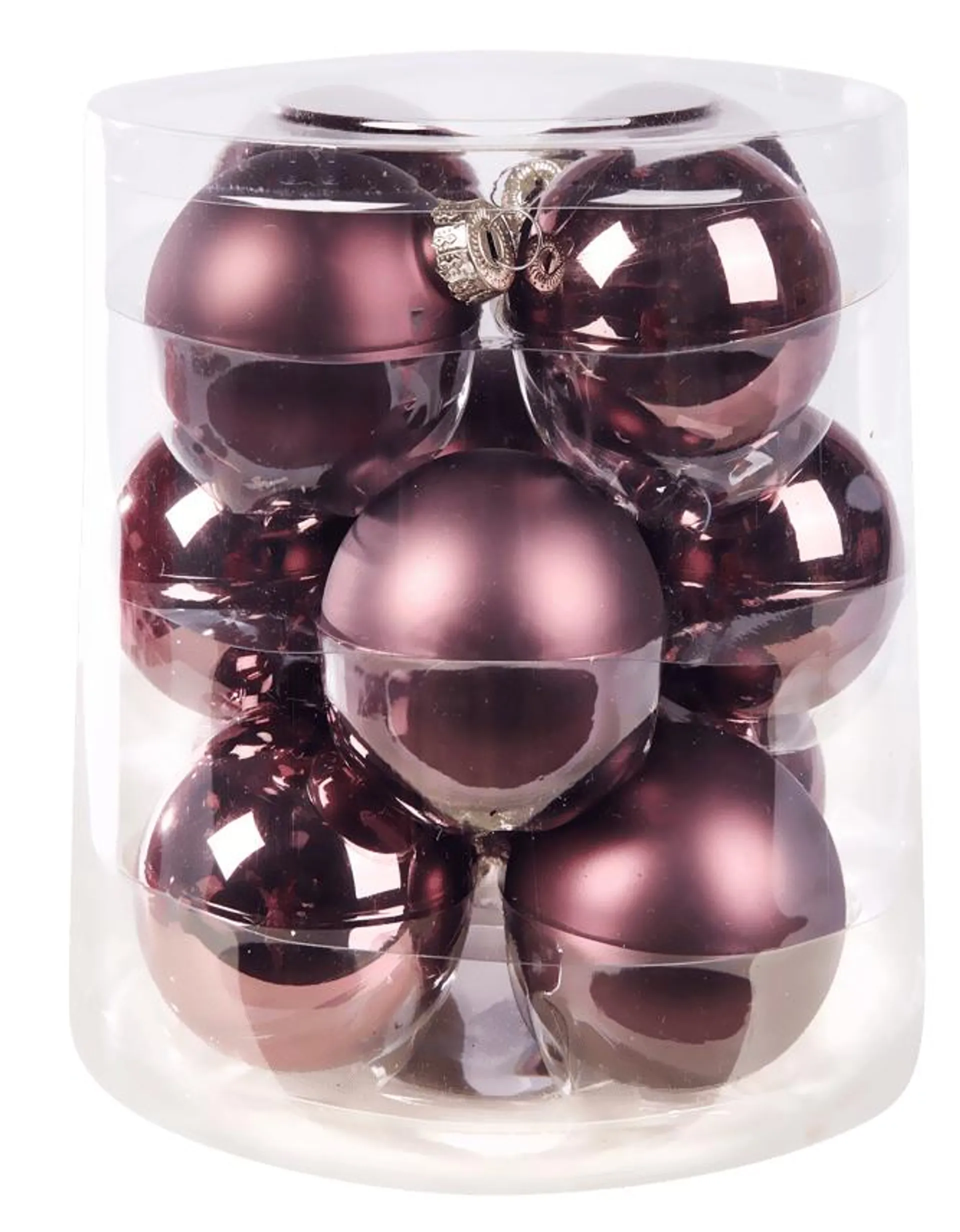 PLUM Ballen set van 12 paars Ø 6 cm