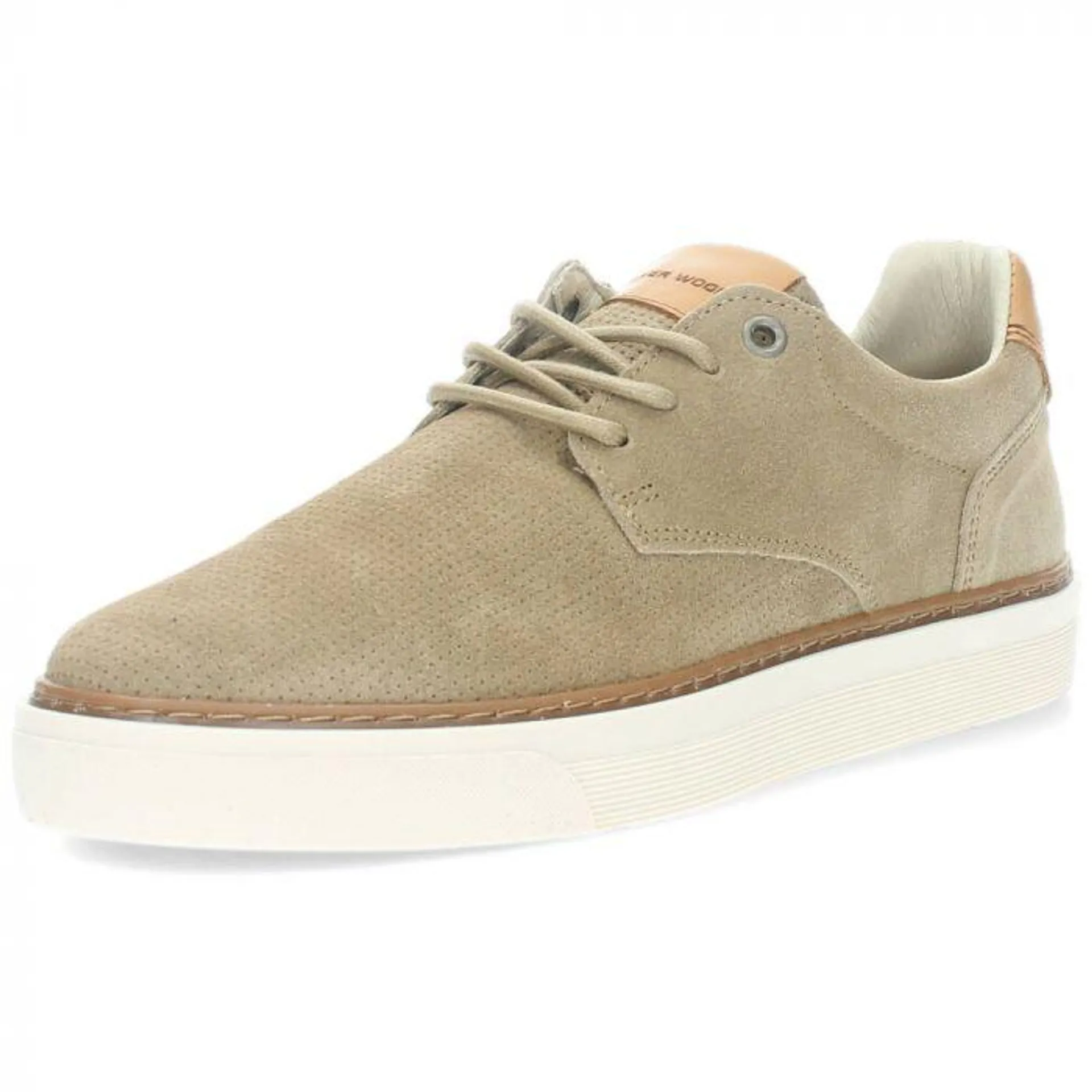 Taupe veterschoenen