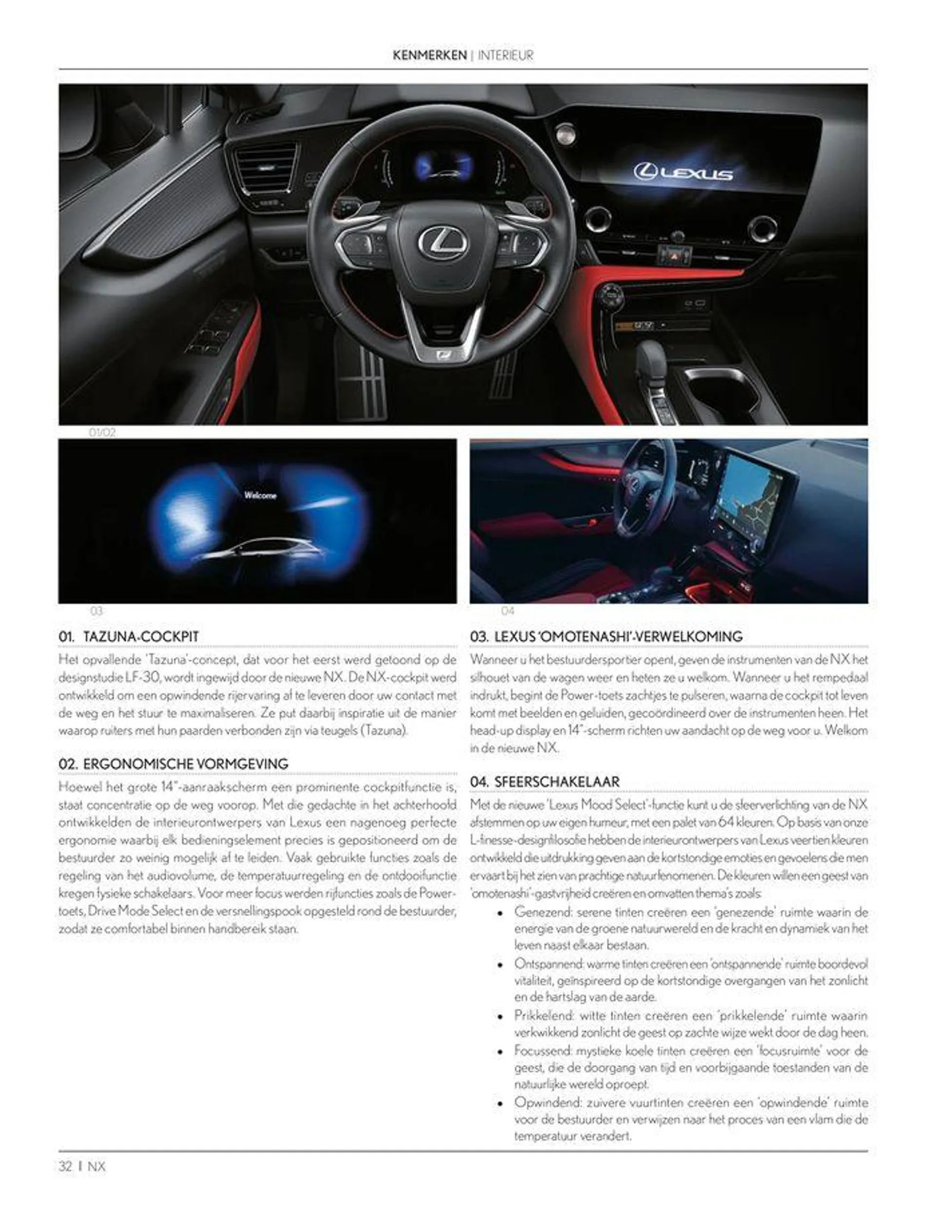 LEXUS NX  van 23 november tot 23 november 2024 - folder pagina 32