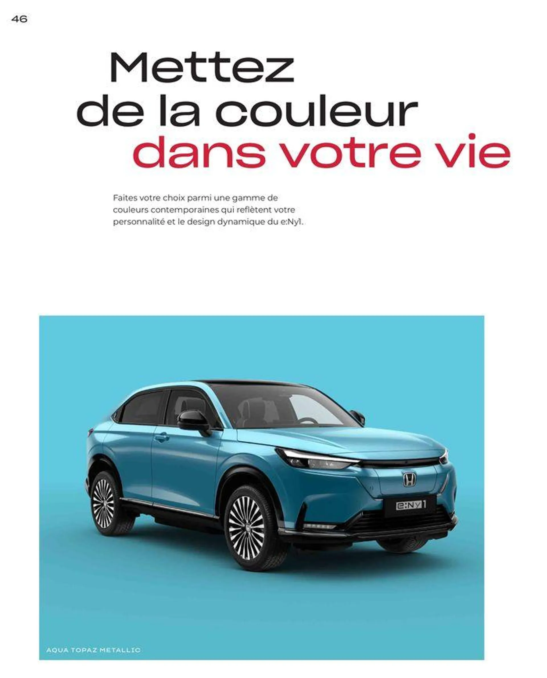 Honda e:Ny1 — Brochure van 18 april tot 18 april 2025 - folder pagina 46