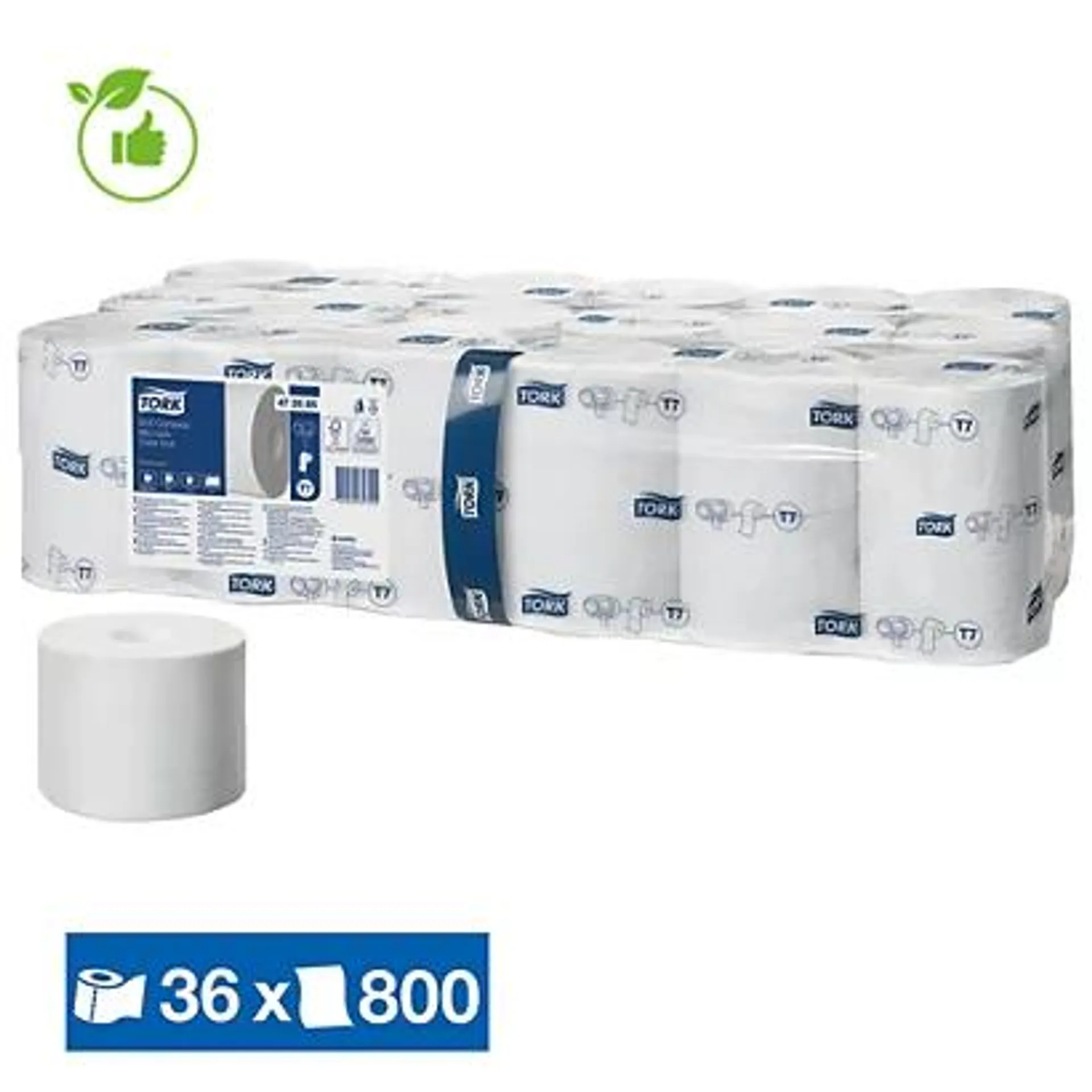 Toiletpapier Tork Premium mid size XXL 2-laags, set van 36 rollen