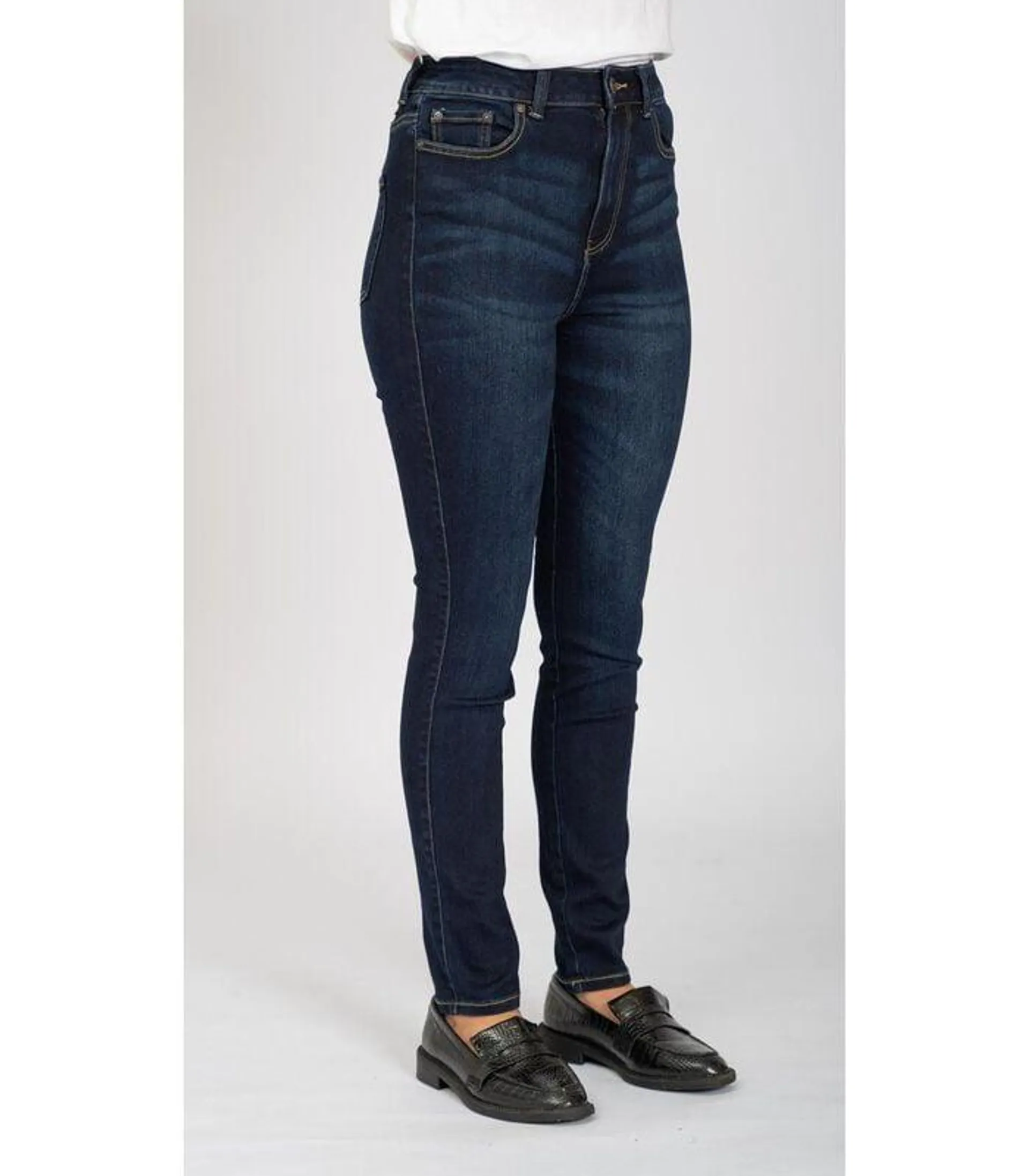 De Originele Performance Skinny Jeans - Donkerblauwe Denim