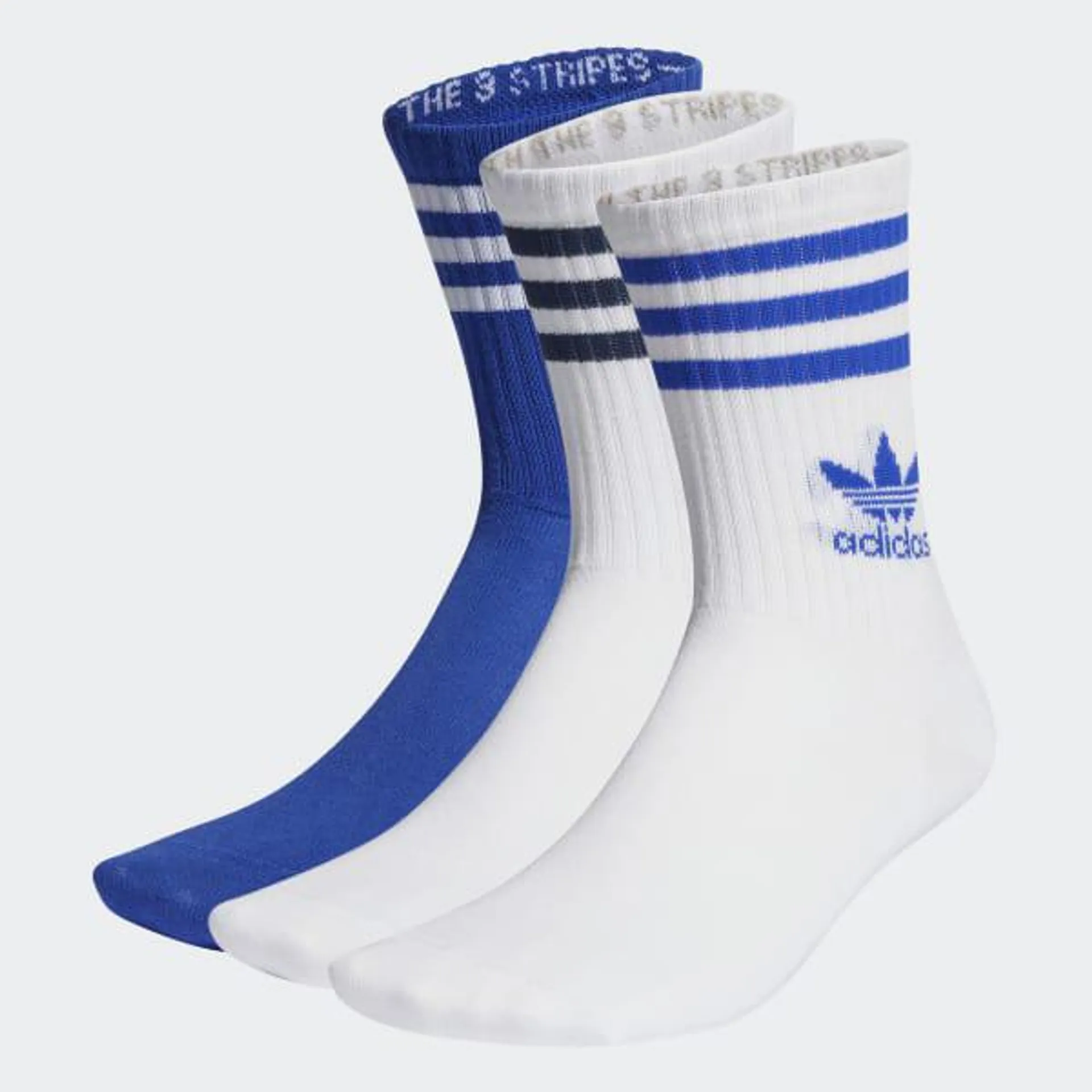 Mid Cut Crew Socks 3 Pairs