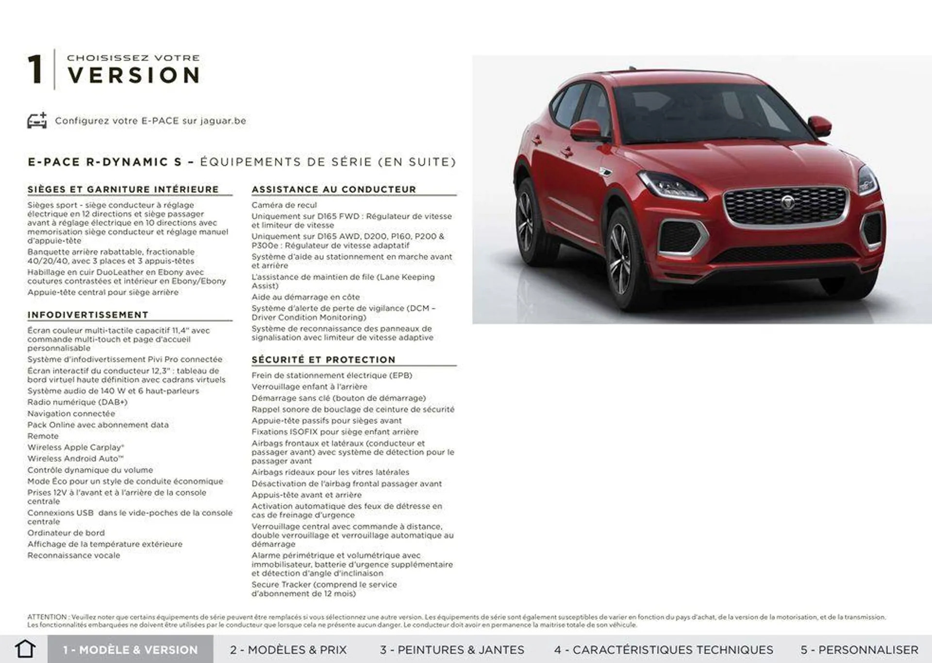 E-PACE van 5 oktober tot 5 oktober 2024 - folder pagina 5