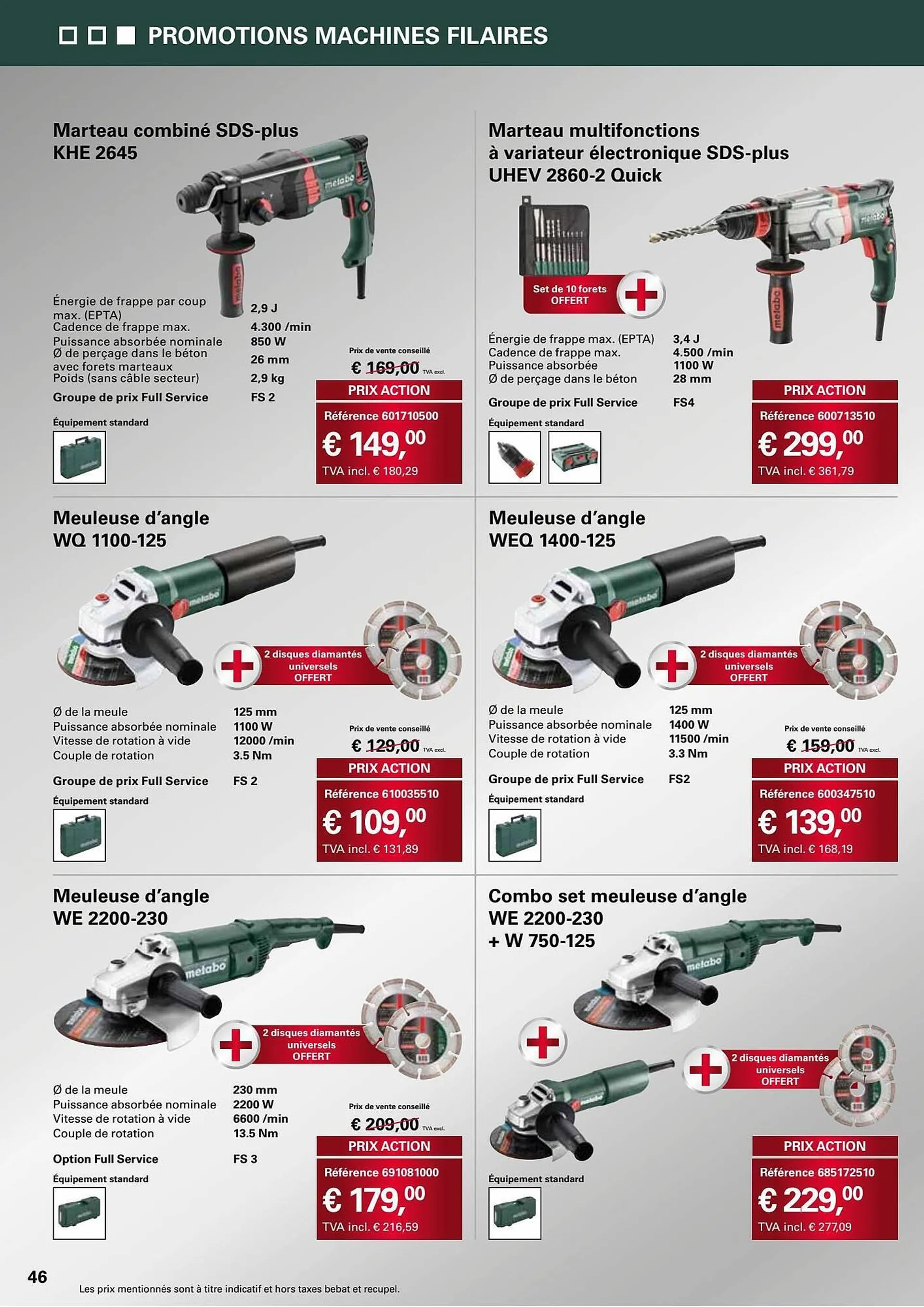 Metabo folder van 1 september tot 31 januari 2024 - folder pagina 46