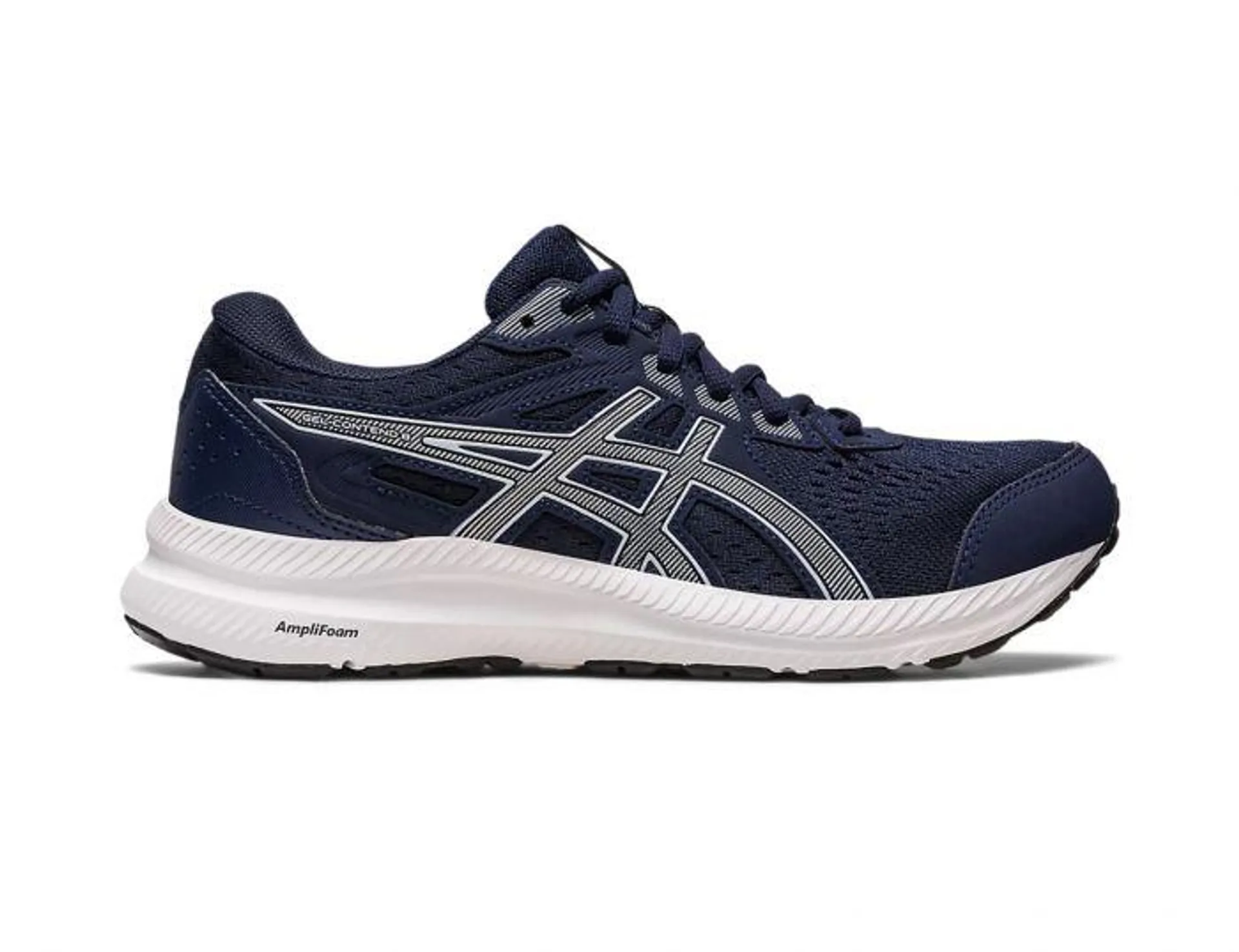 Asics - Gel-Contend 8 - Donkerblauwe Hardloopschoen Dames