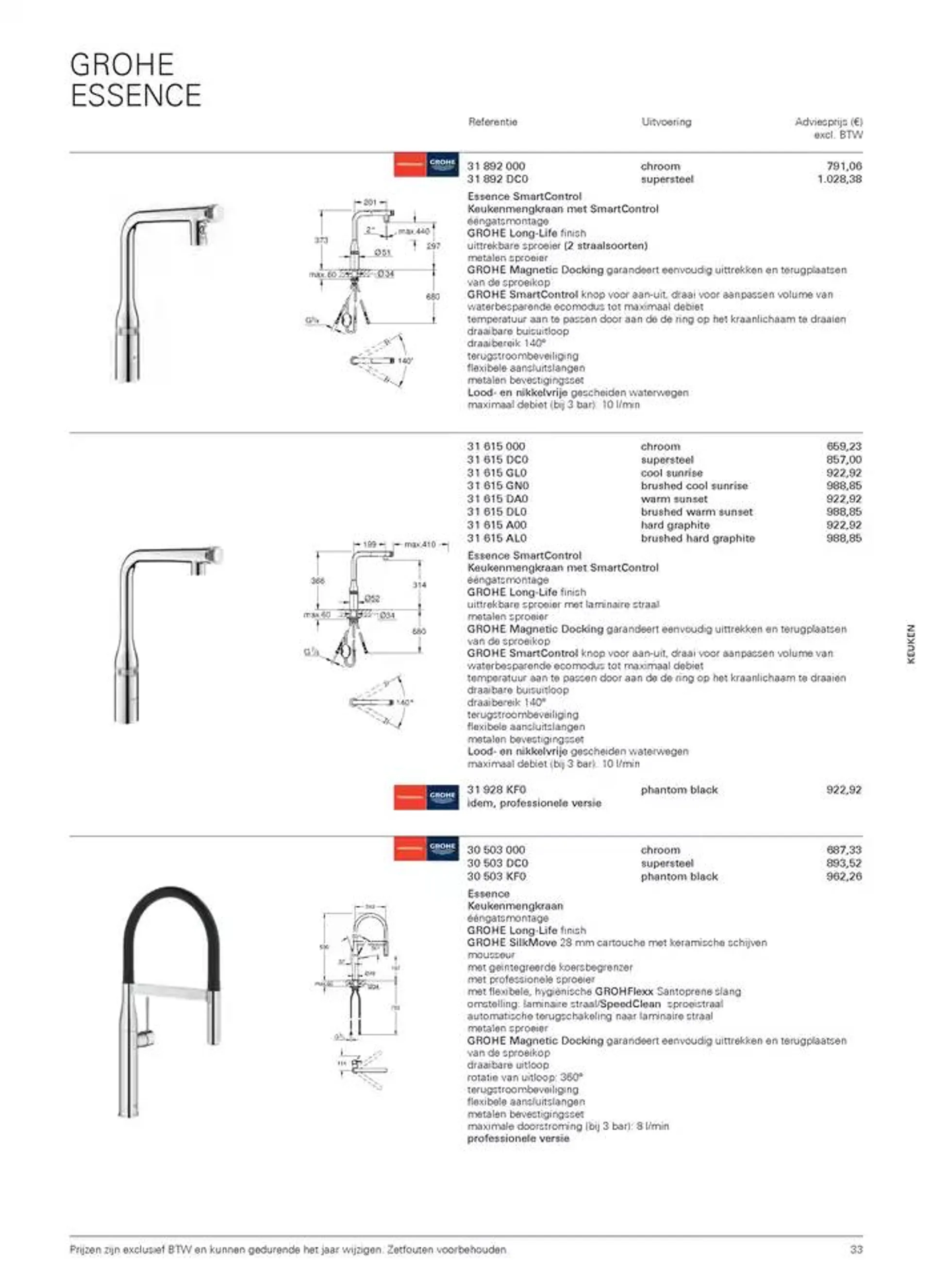 Catalogus Keuken van 16 oktober tot 31 december 2024 - folder pagina 33