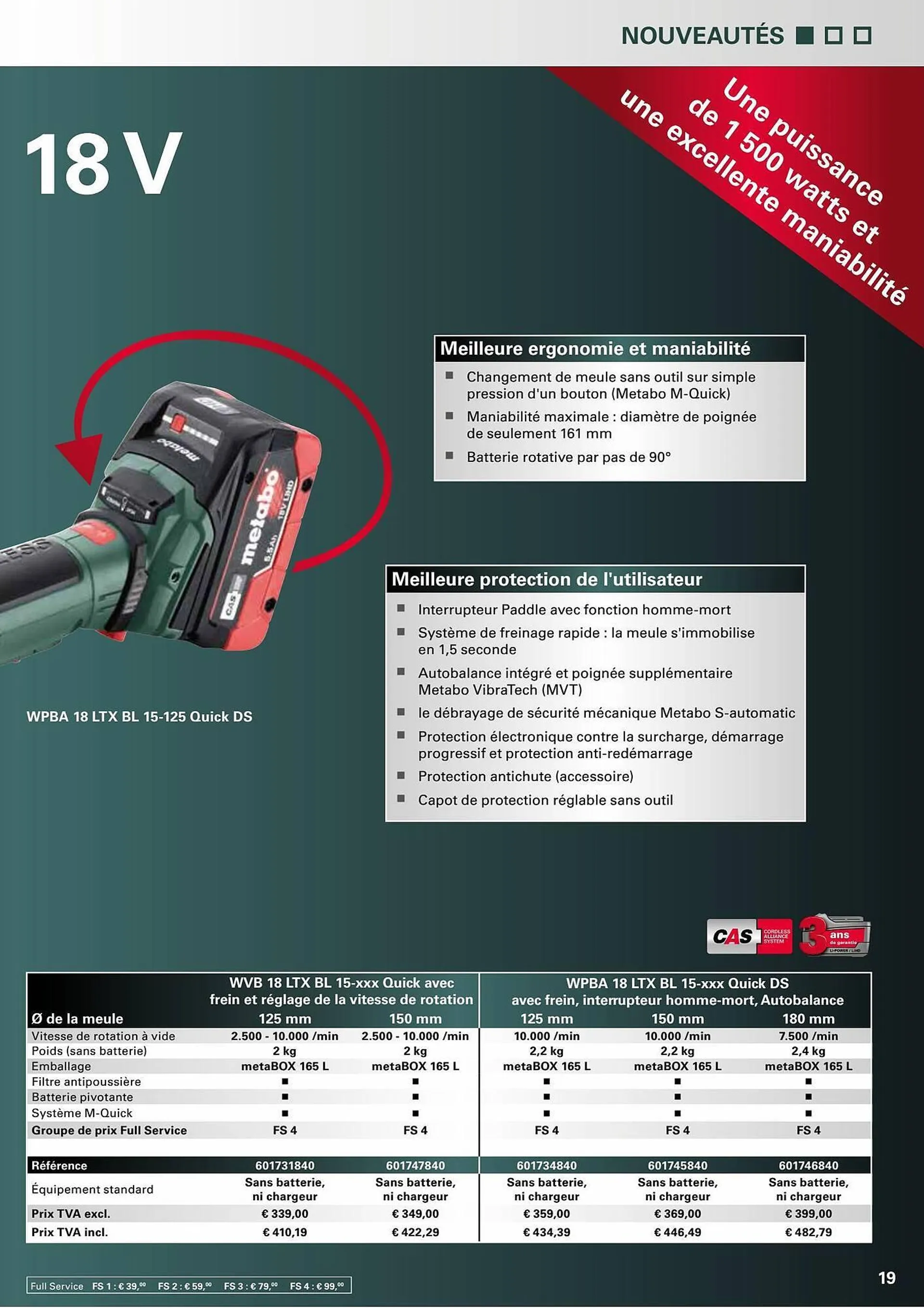 Metabo folder van 1 september tot 31 januari 2024 - folder pagina 19