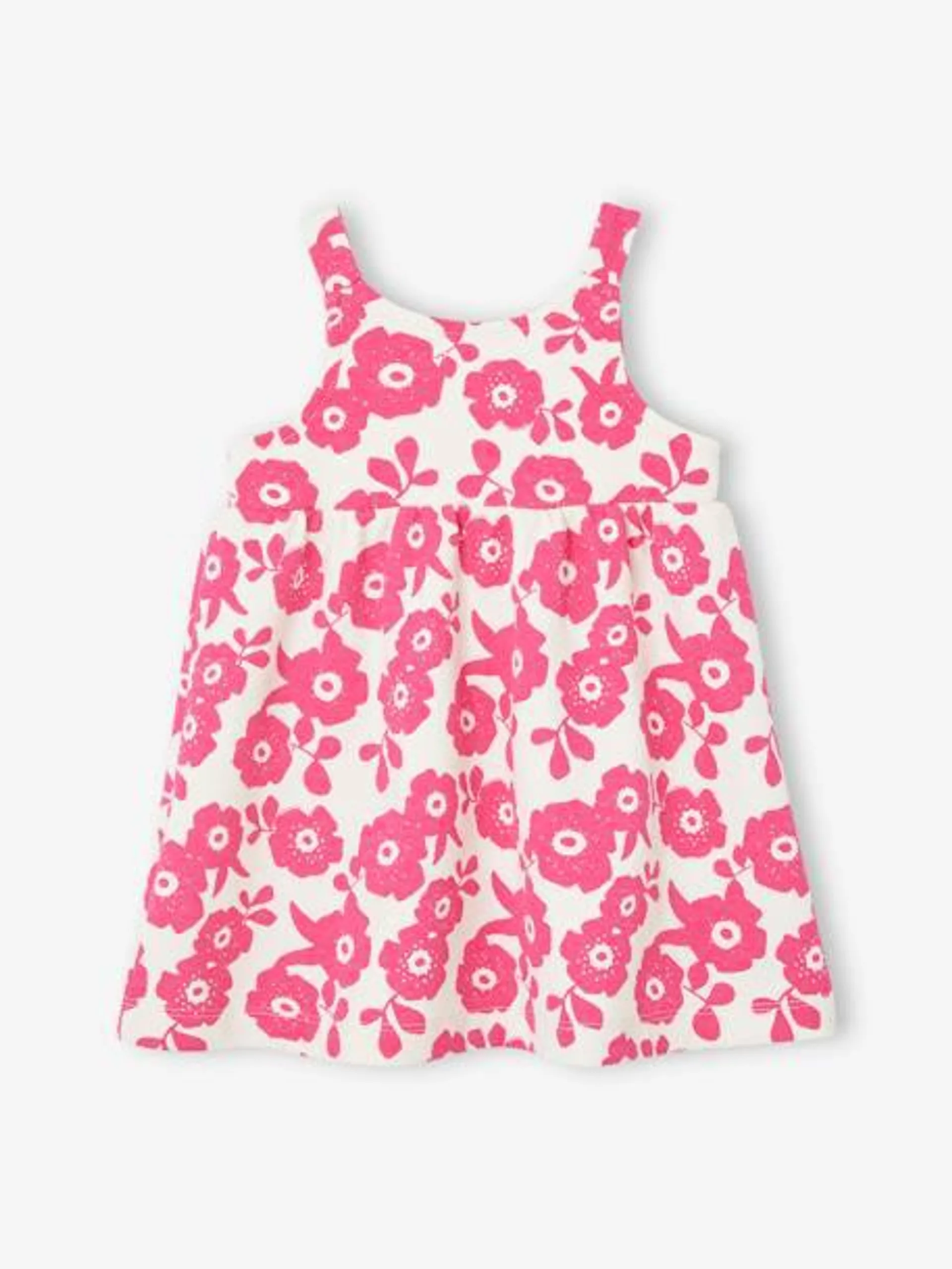 Robe bébé sans manches - fuchsia