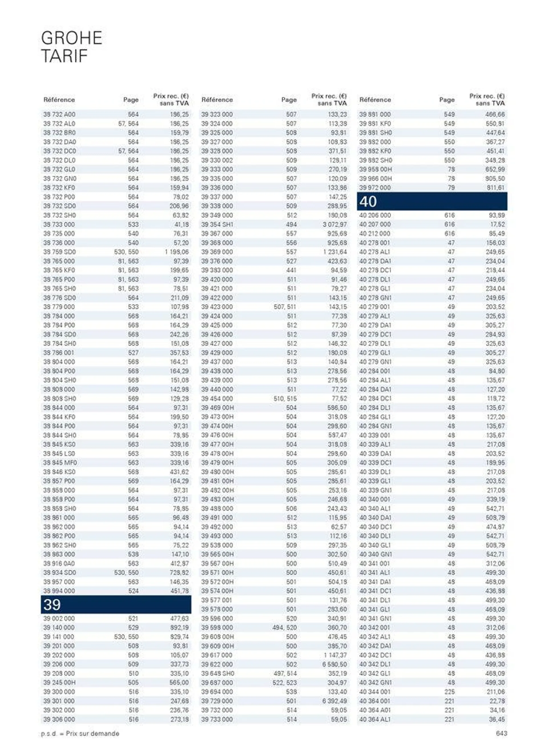 CATALOGUE 2024 van 2 februari tot 31 januari 2025 - folder pagina 643