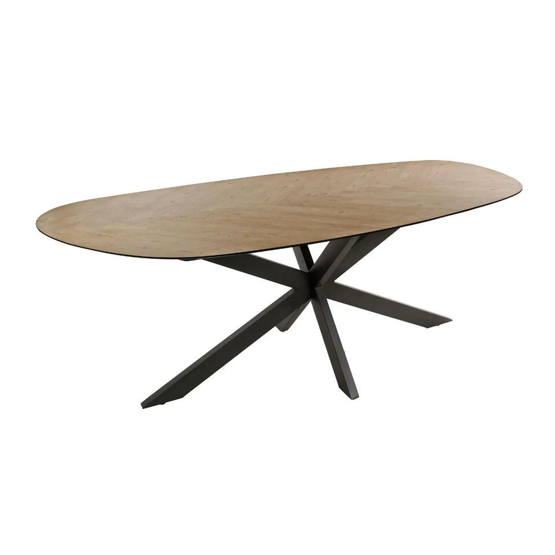 Fraaai - Brent eettafel 215 cm organisch - gerecycled teakhout fineer