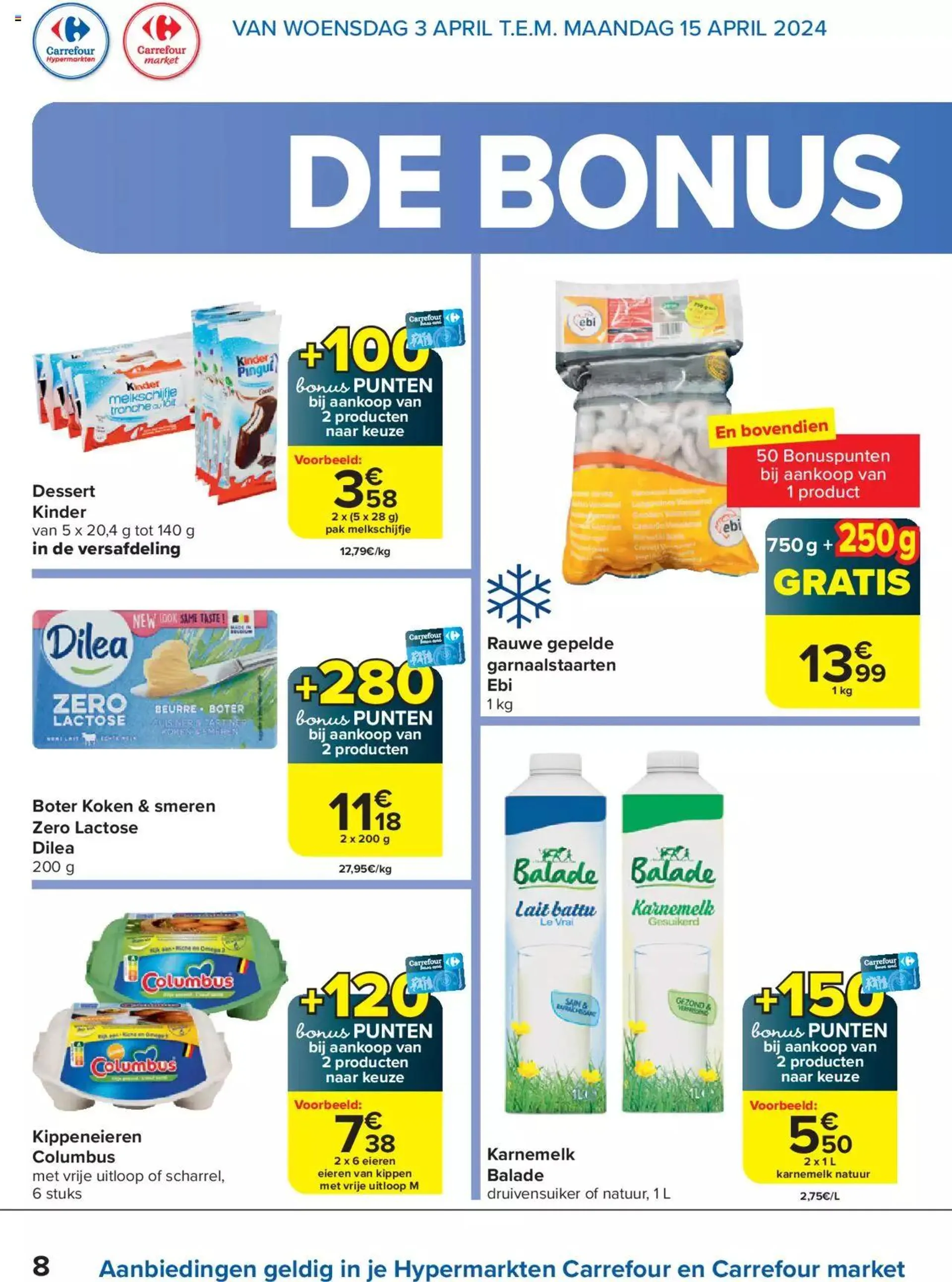 Carrefour Special Bonus Punten van 15 april tot 31 december 2024 - folder pagina 8