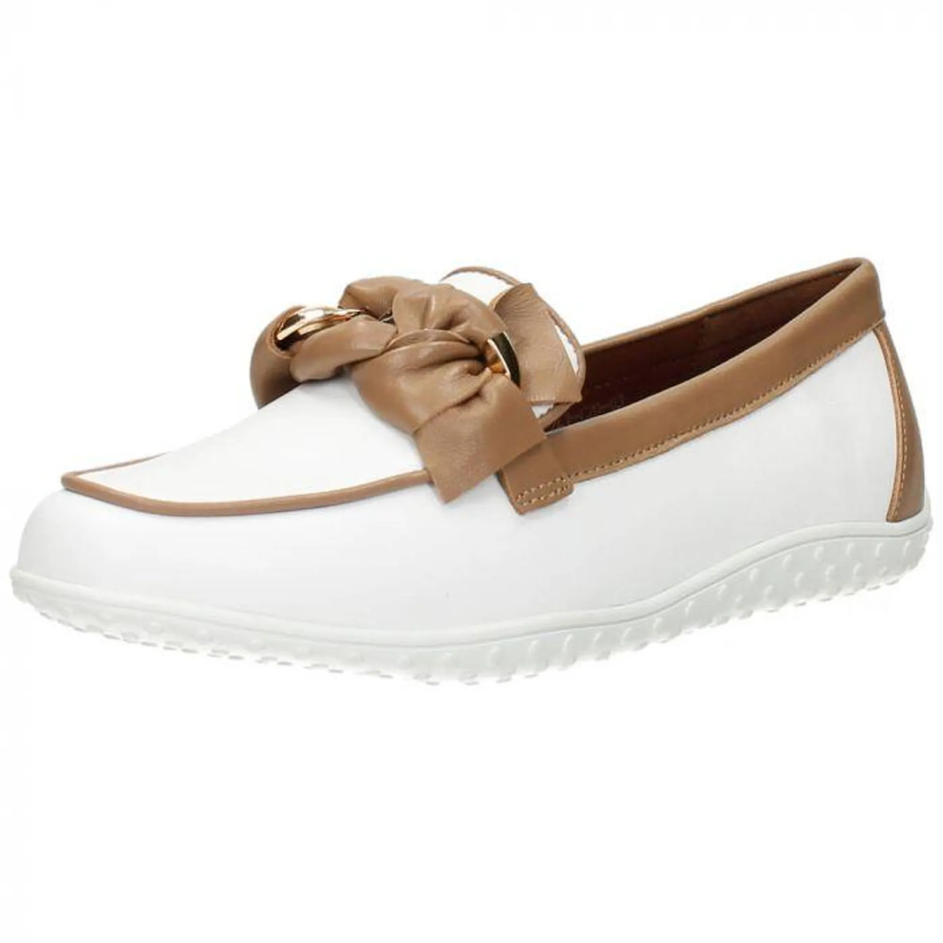 Witte loafers