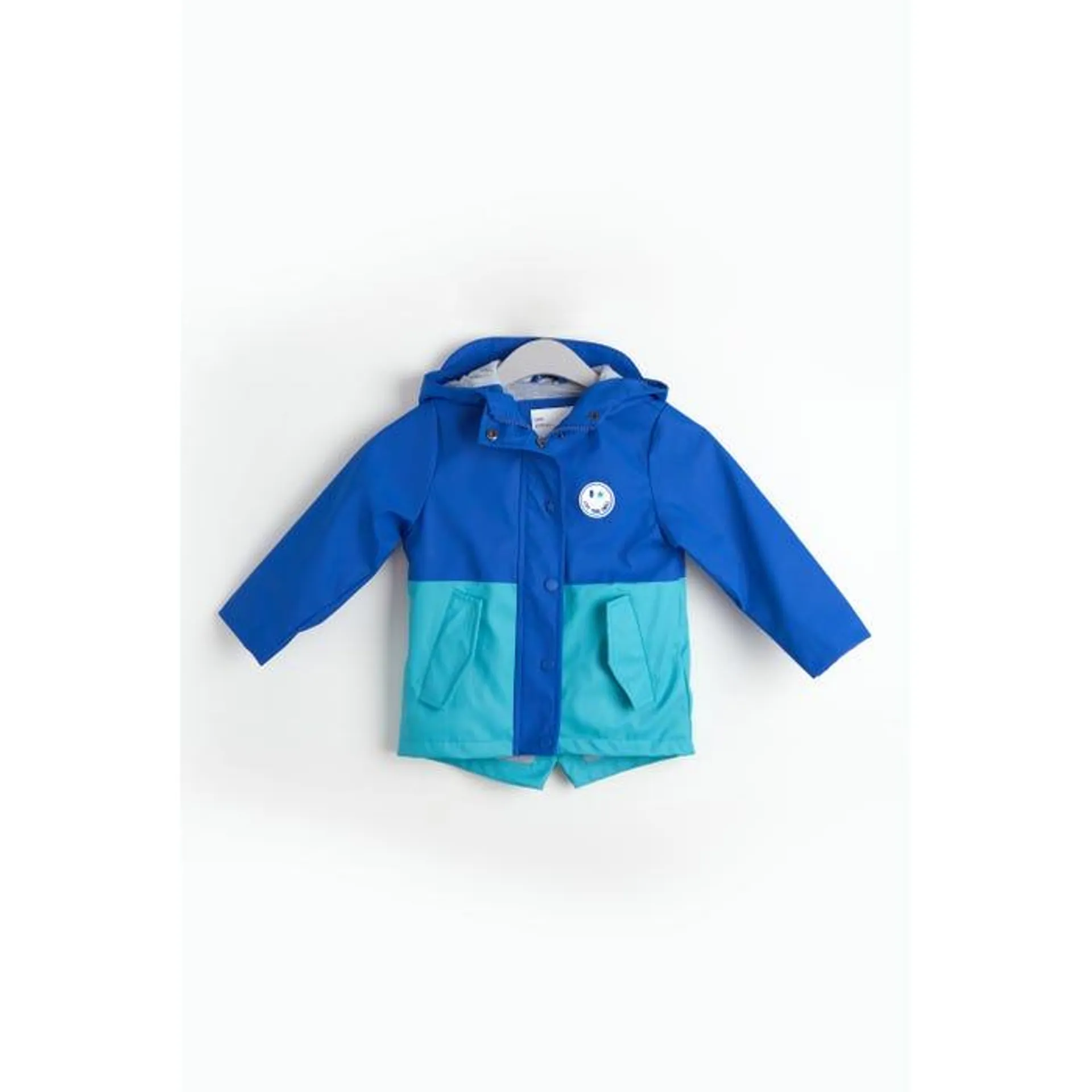 Kids waterafstotende jas colourblock