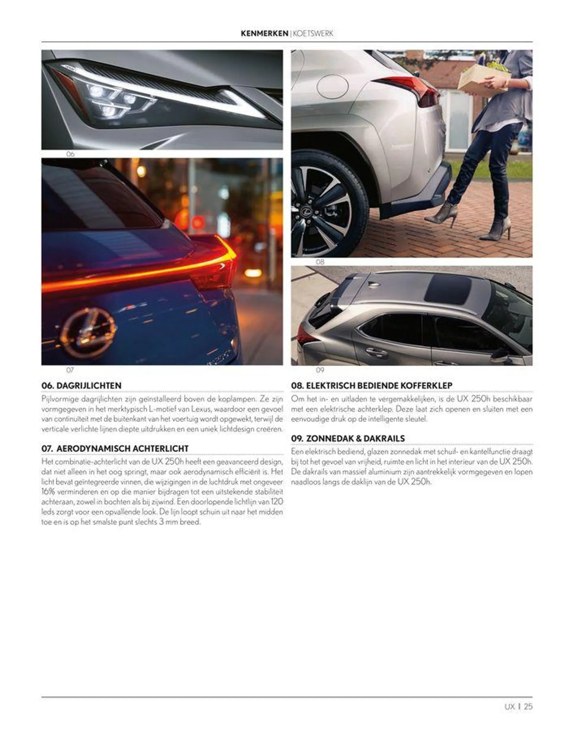 LEXUS UX  van 23 november tot 23 november 2024 - folder pagina 25