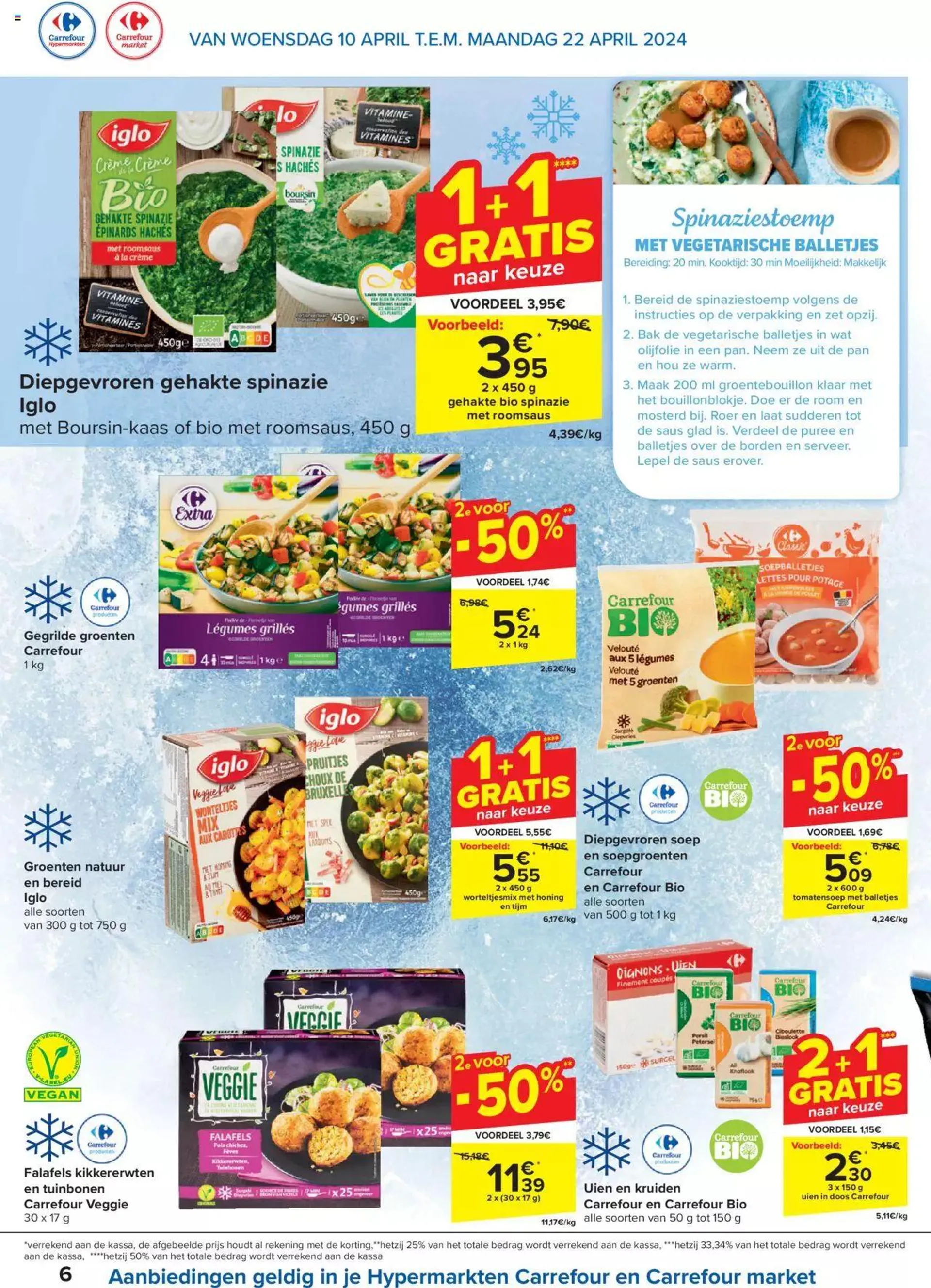 Carrefour Diepvries-special van 22 april tot 31 december 2024 - folder pagina 6