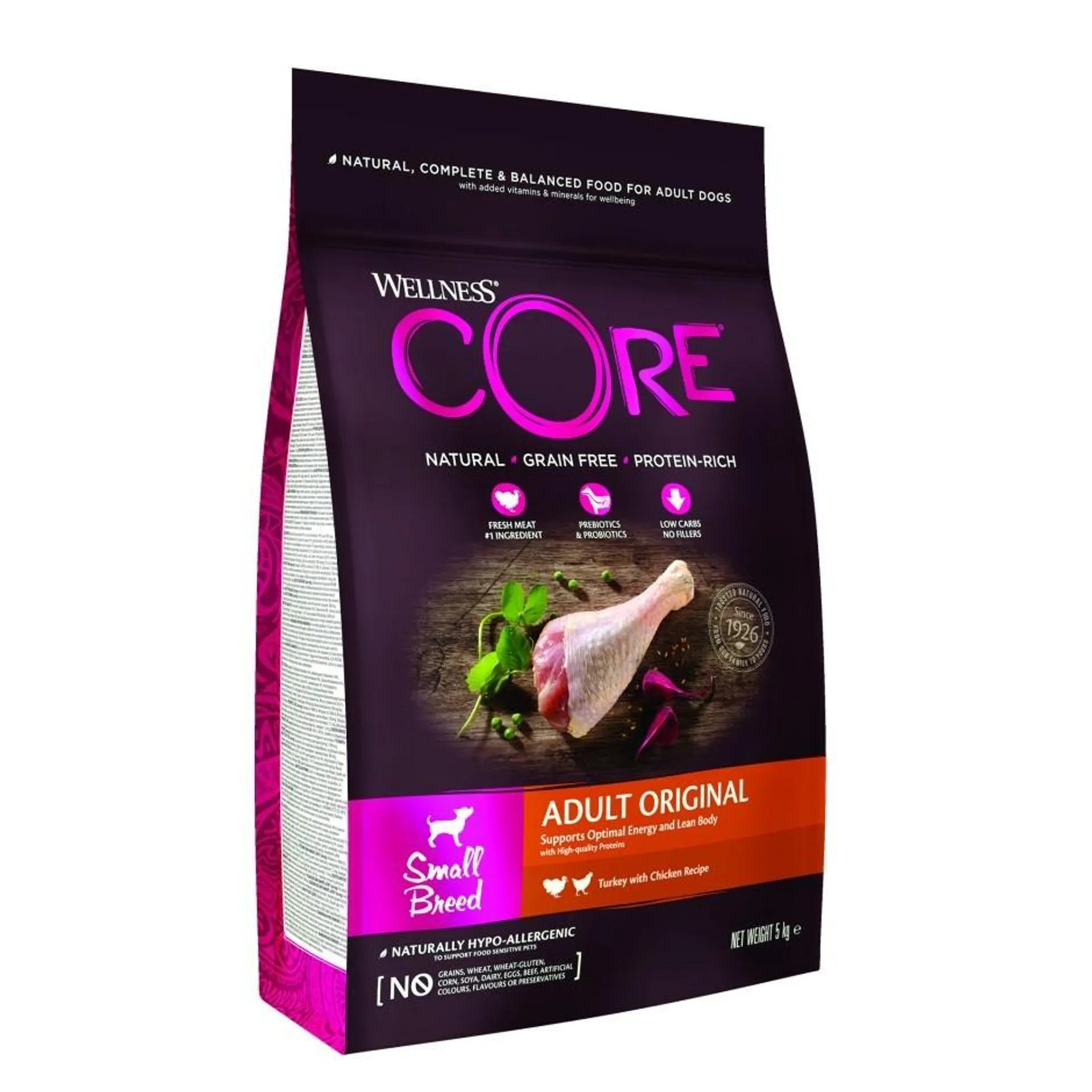 Wellness Core dry dog small adult original 5kg