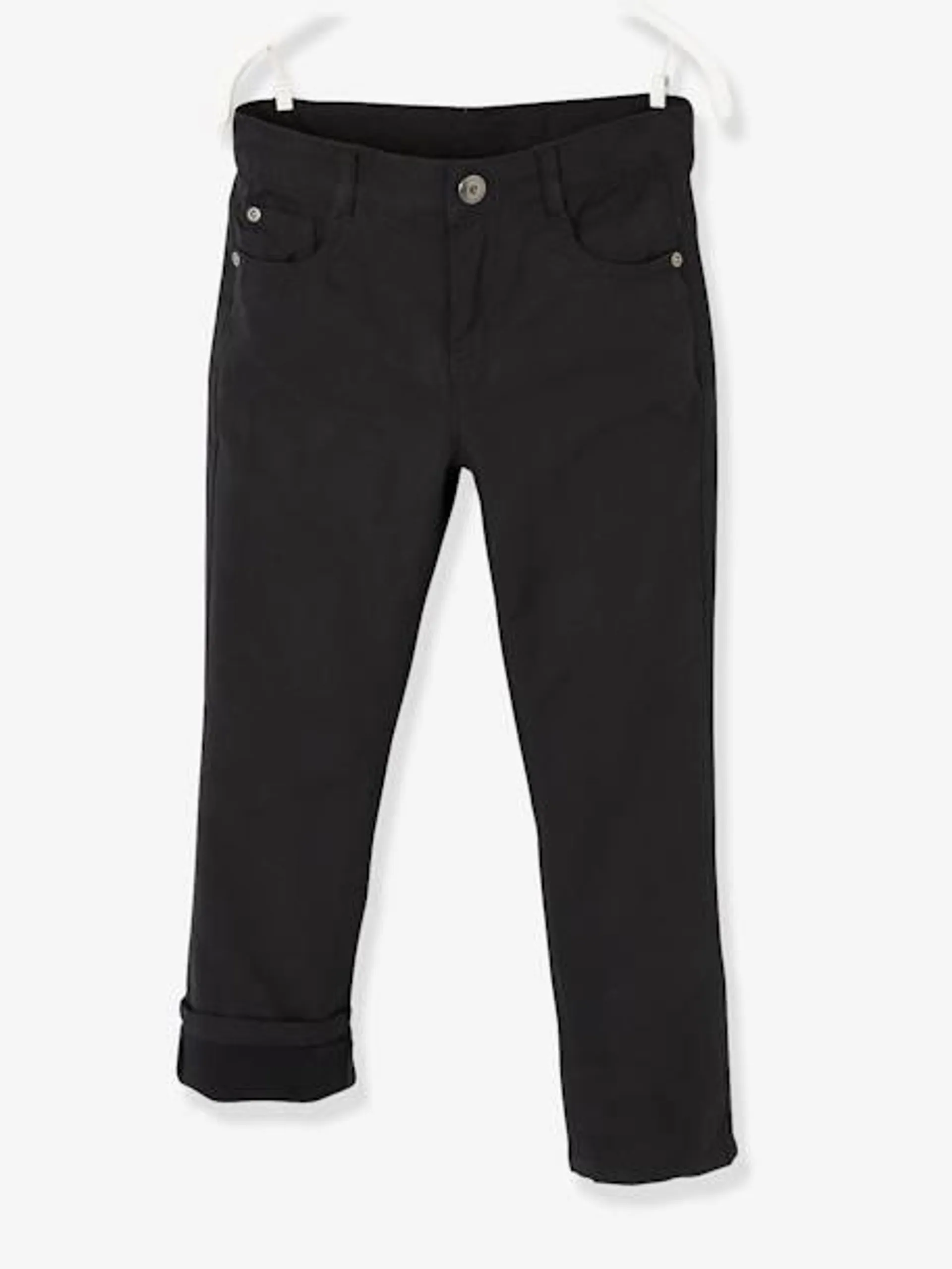 Pantalon indestructible doublé jersey garçon - noir