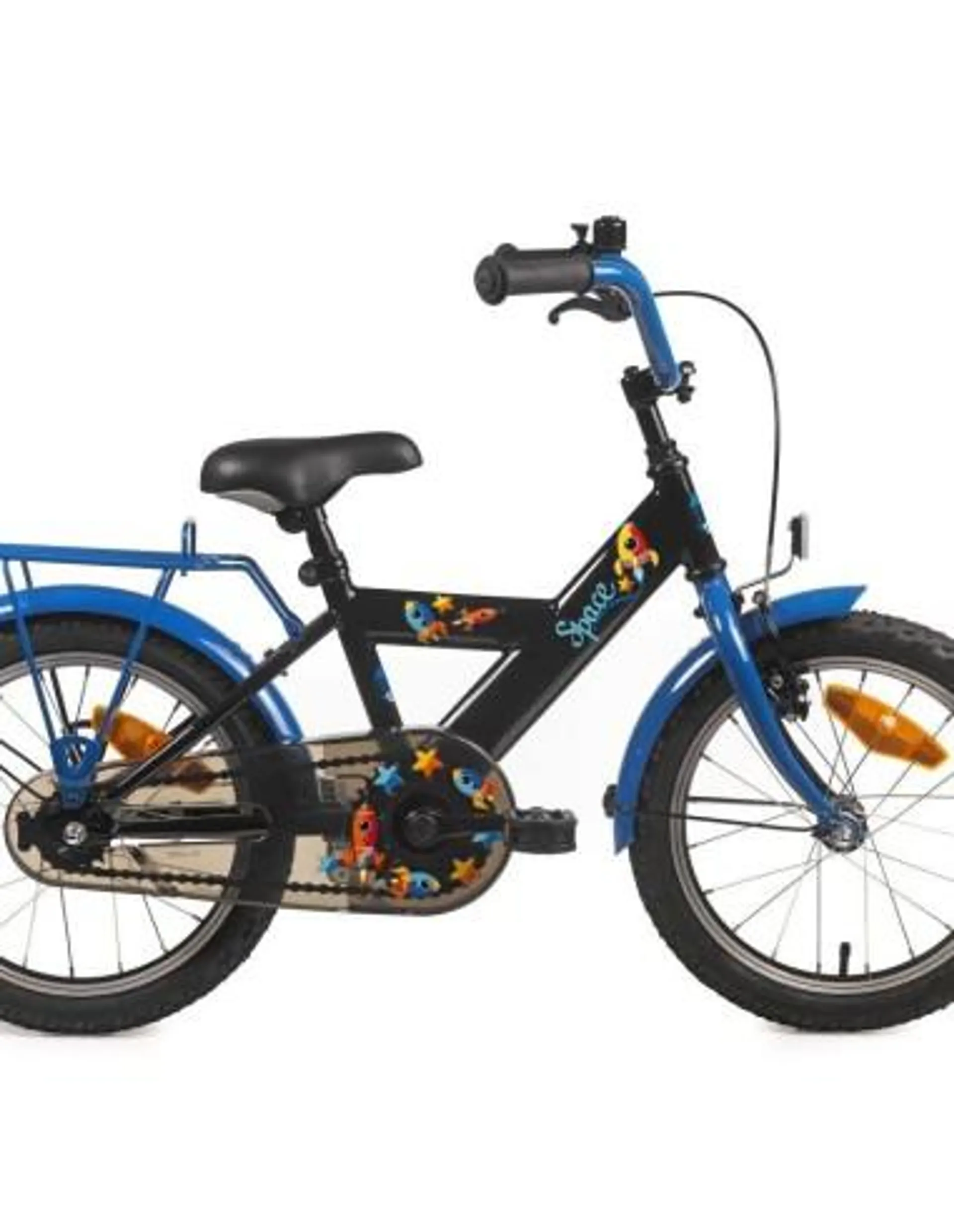 BIKE FUN KINDERFIETS SPACE 12 ZWART/BLAUW