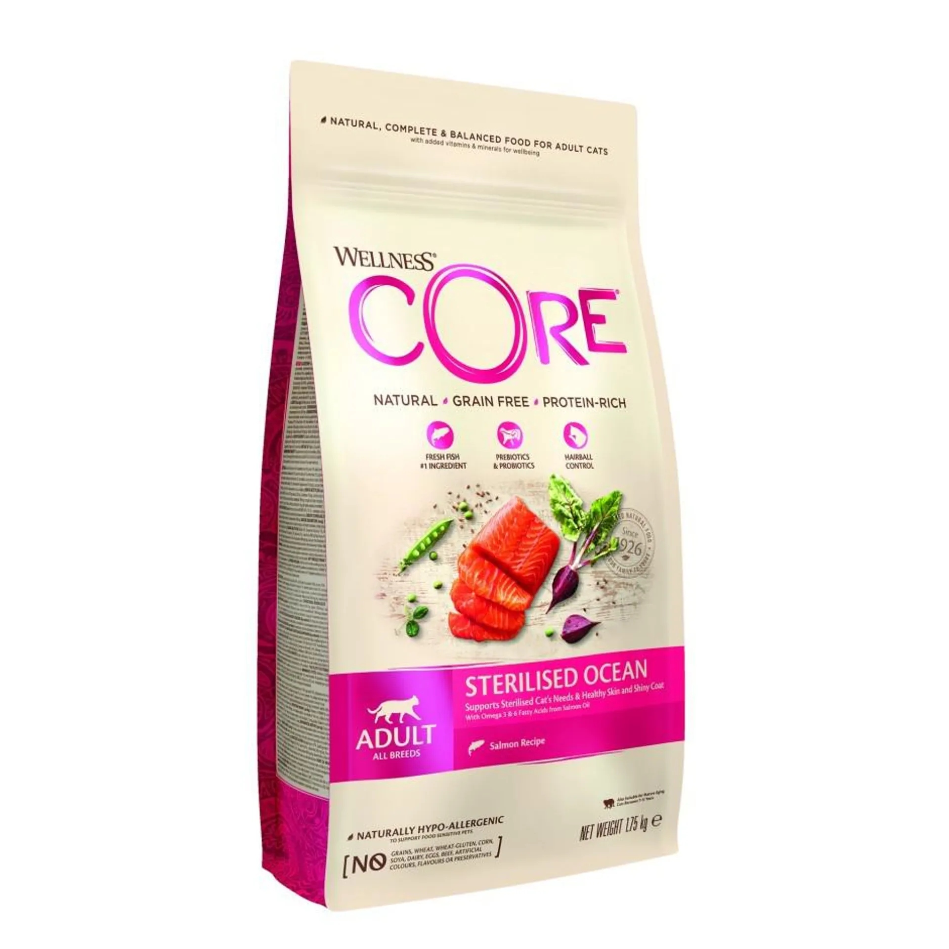 Wellness CORE dry sterilised salmon 1,75kg