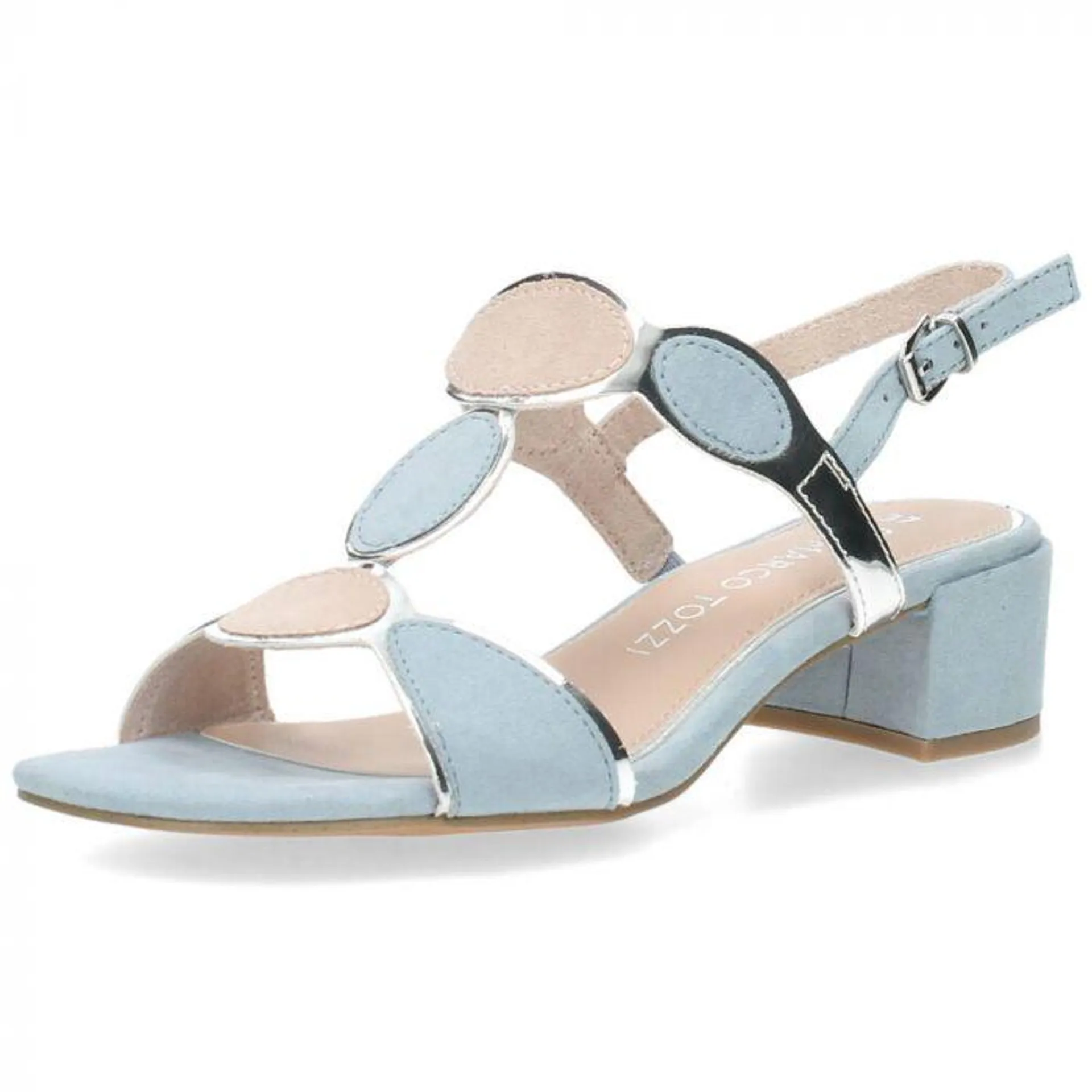 Blauwe sandalen