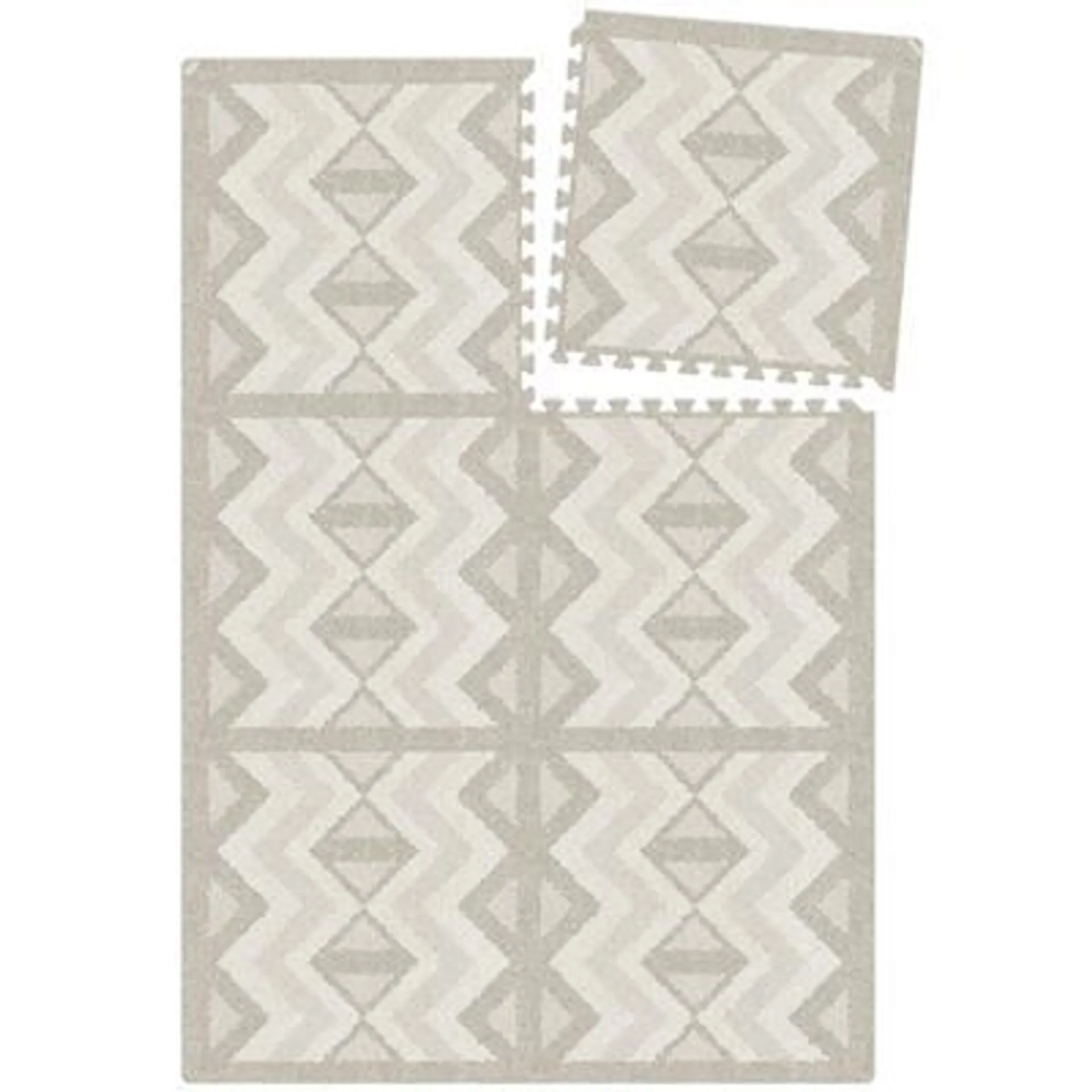 Puzzelmat Kilim Eeveve - Feather Grey