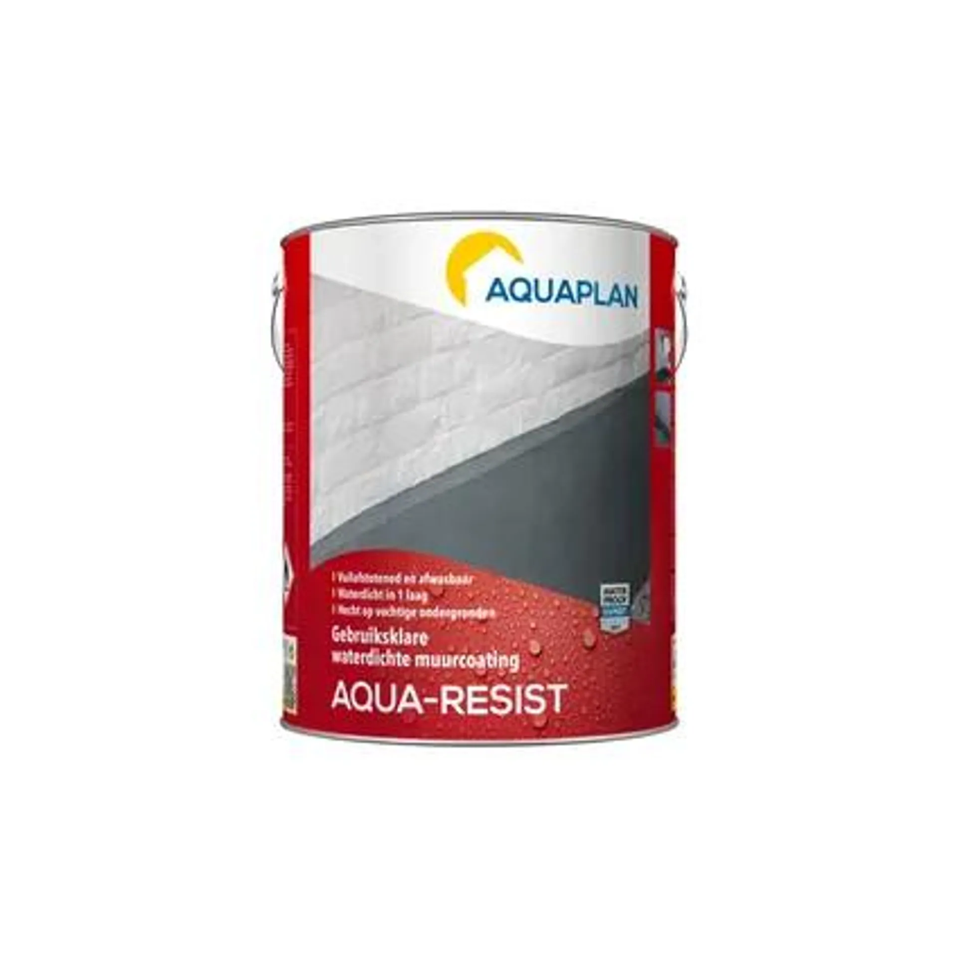 Enduit mural imperméable Aquaplan Aqua-resist 4L