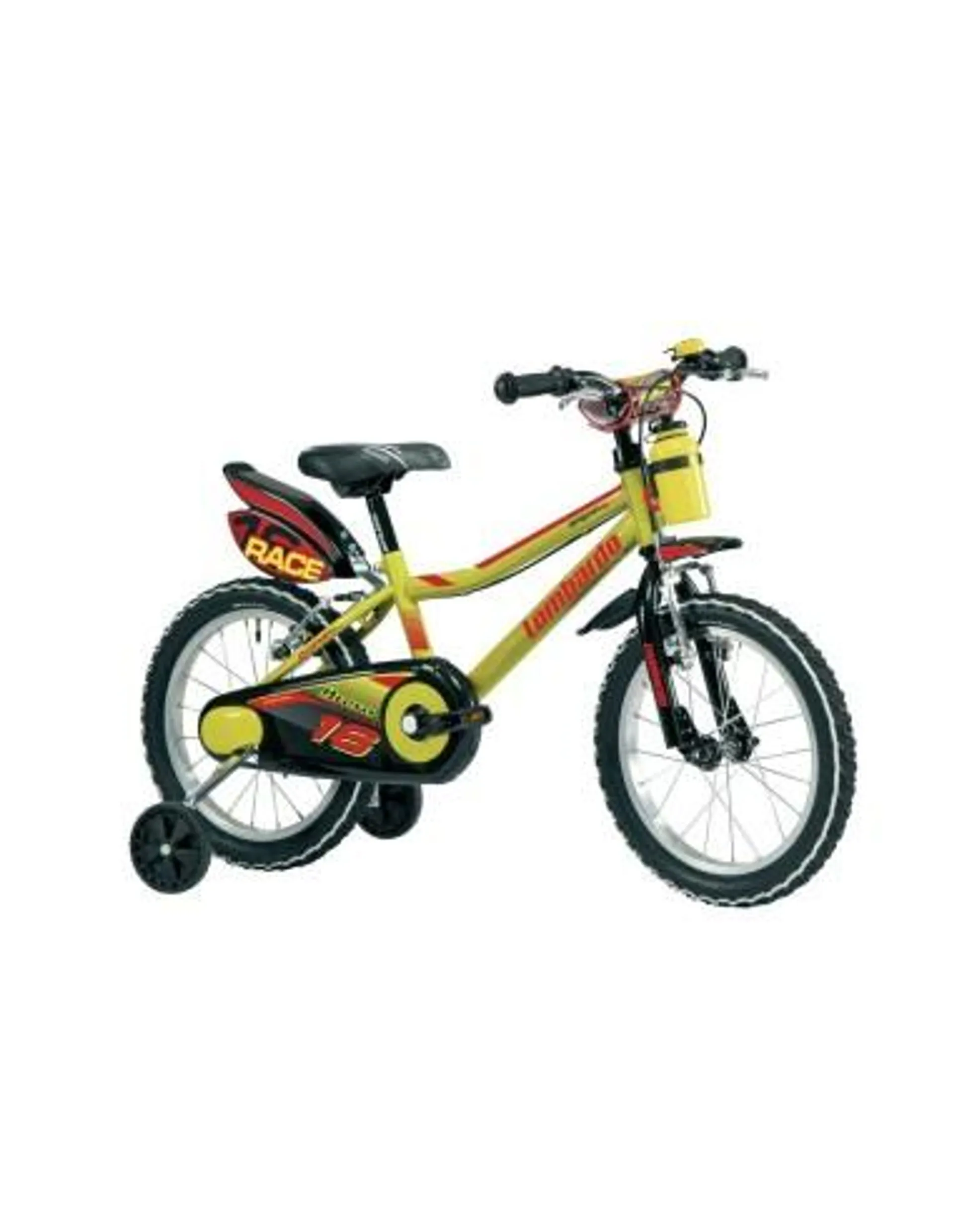 LOMBARDO BRERA KINDERFIETS 16 GEEL/ZWART