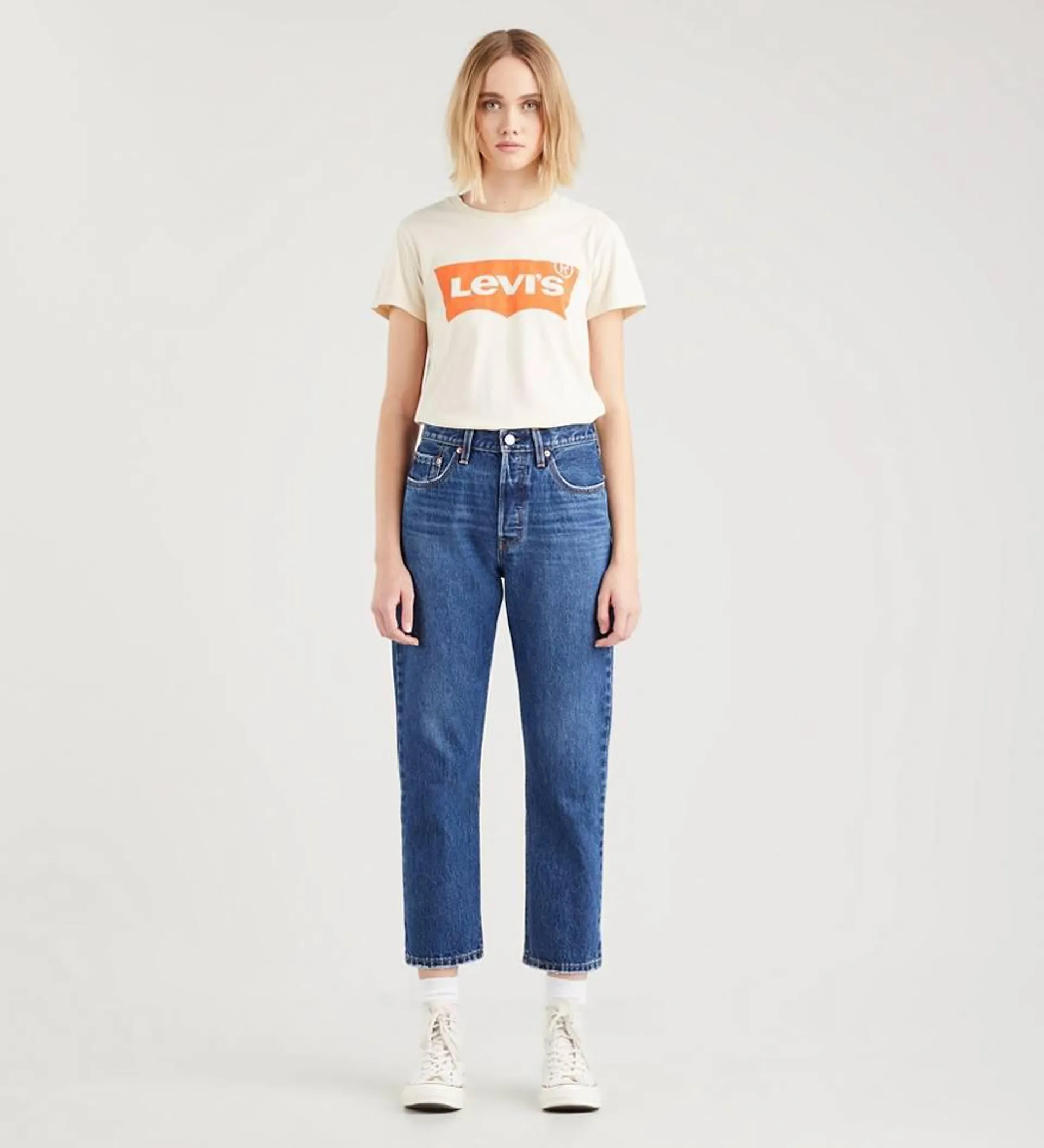 501® Levi's® Crop Jeans