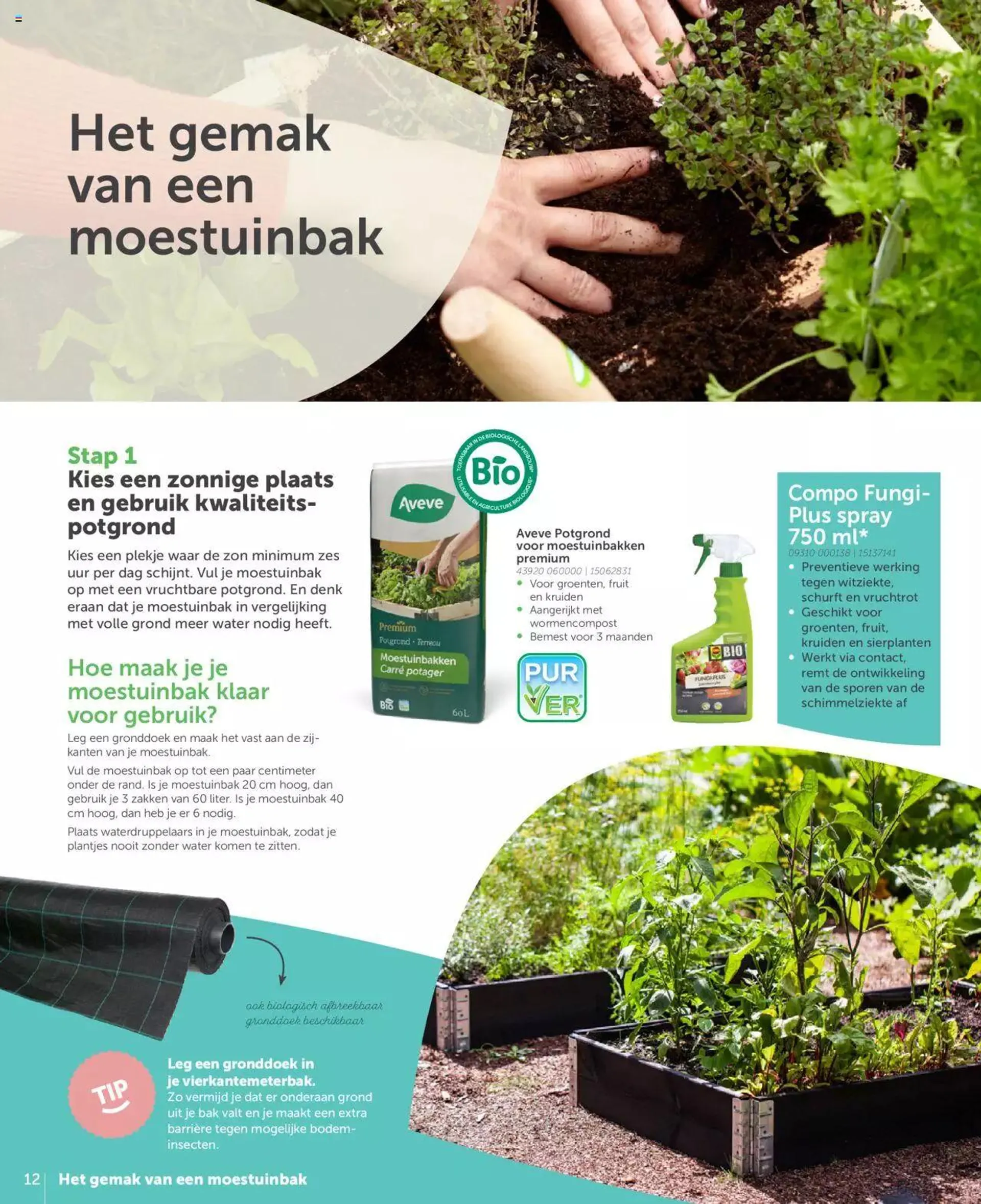 Aveve Moestuingids van 1 maart tot 31 december 2024 - folder pagina 12