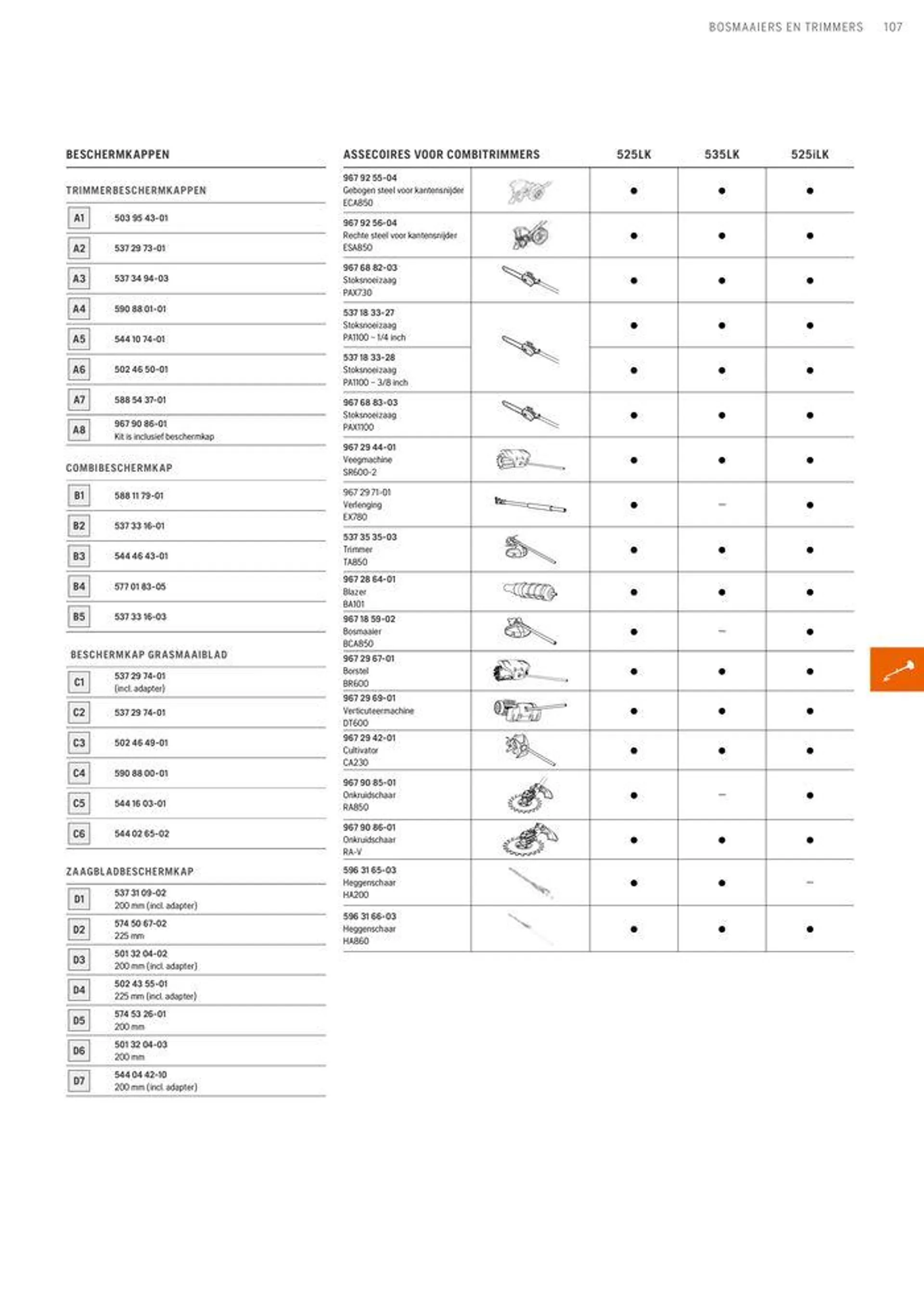 Professionele Producten 2024 van 3 april tot 31 december 2024 - folder pagina 107