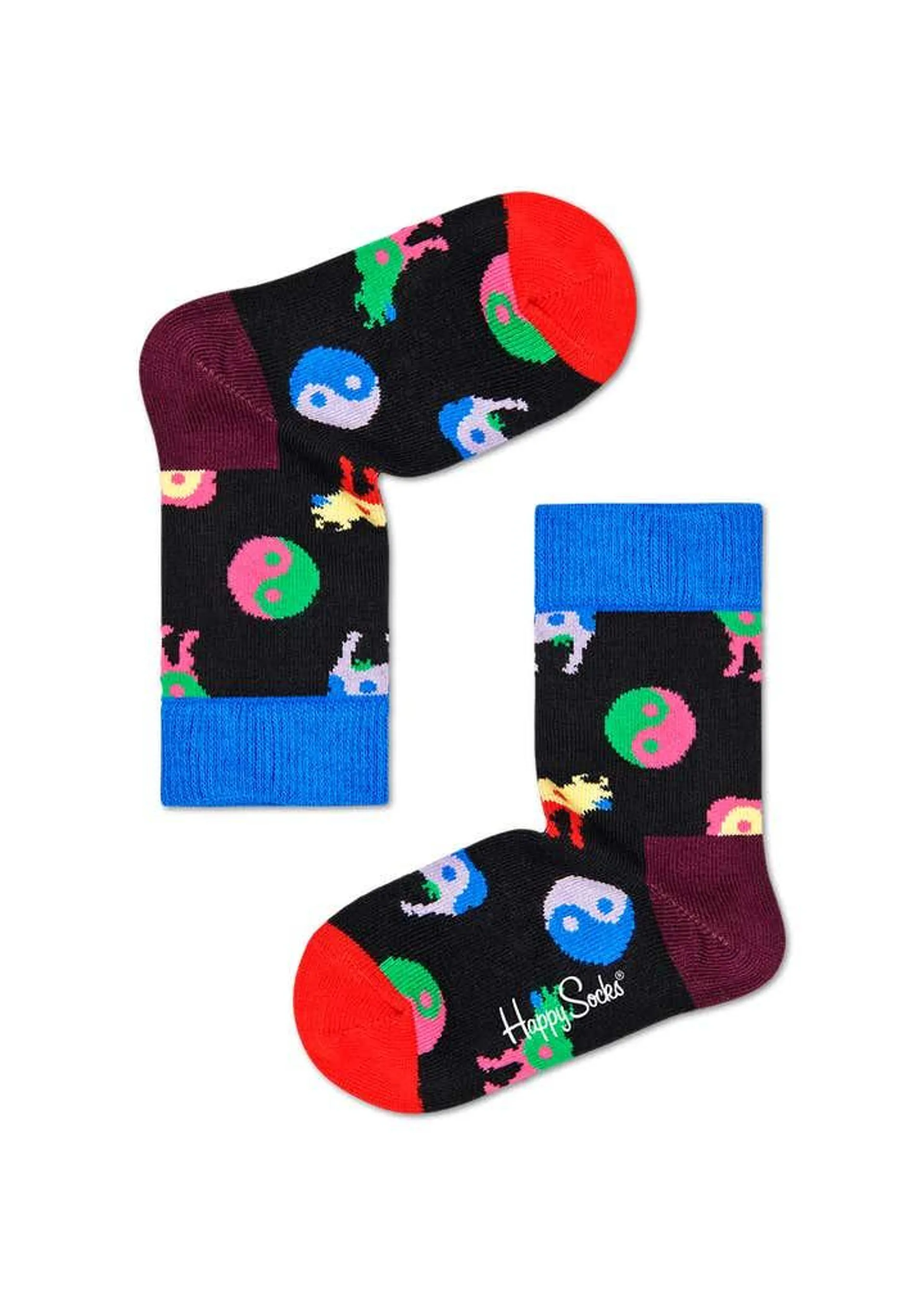 Kids Yin Yang Cow Sock