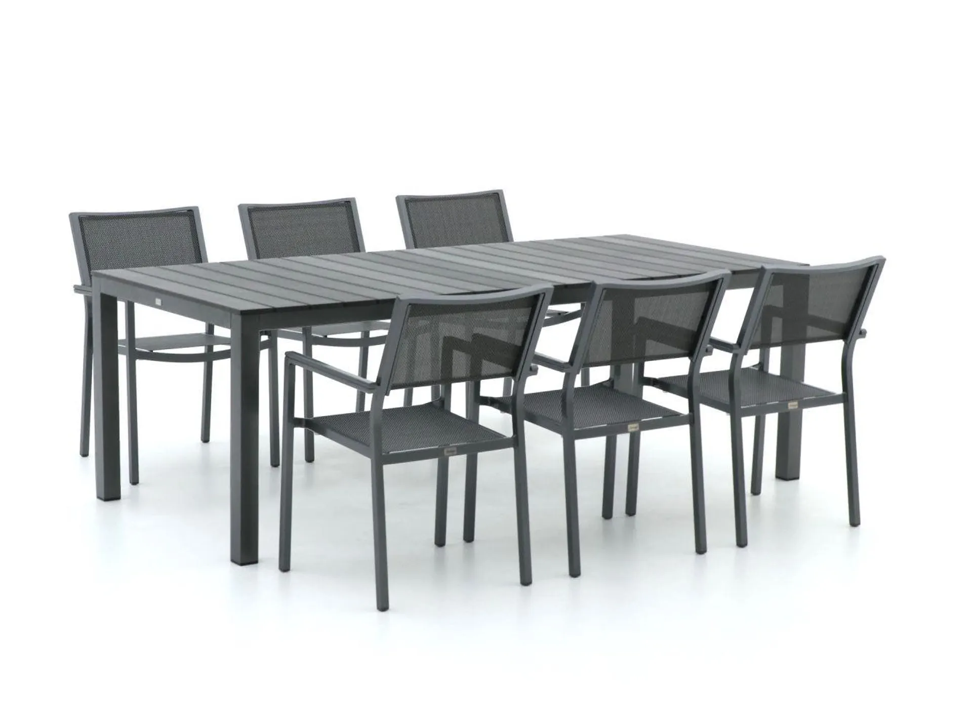 Bellagio Roma/Fidenza 220cm dining tuinset 7-delig stapelbaar