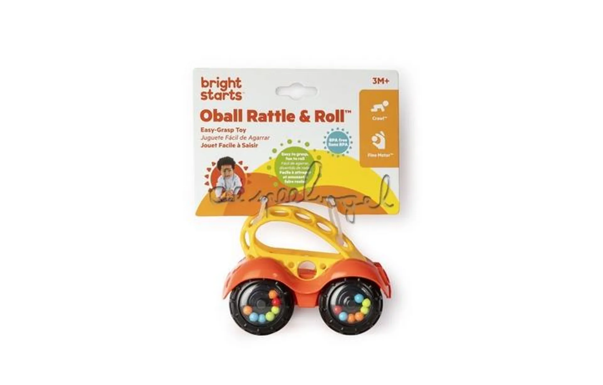 81558 Rattle & Roll Buggie Toy - red