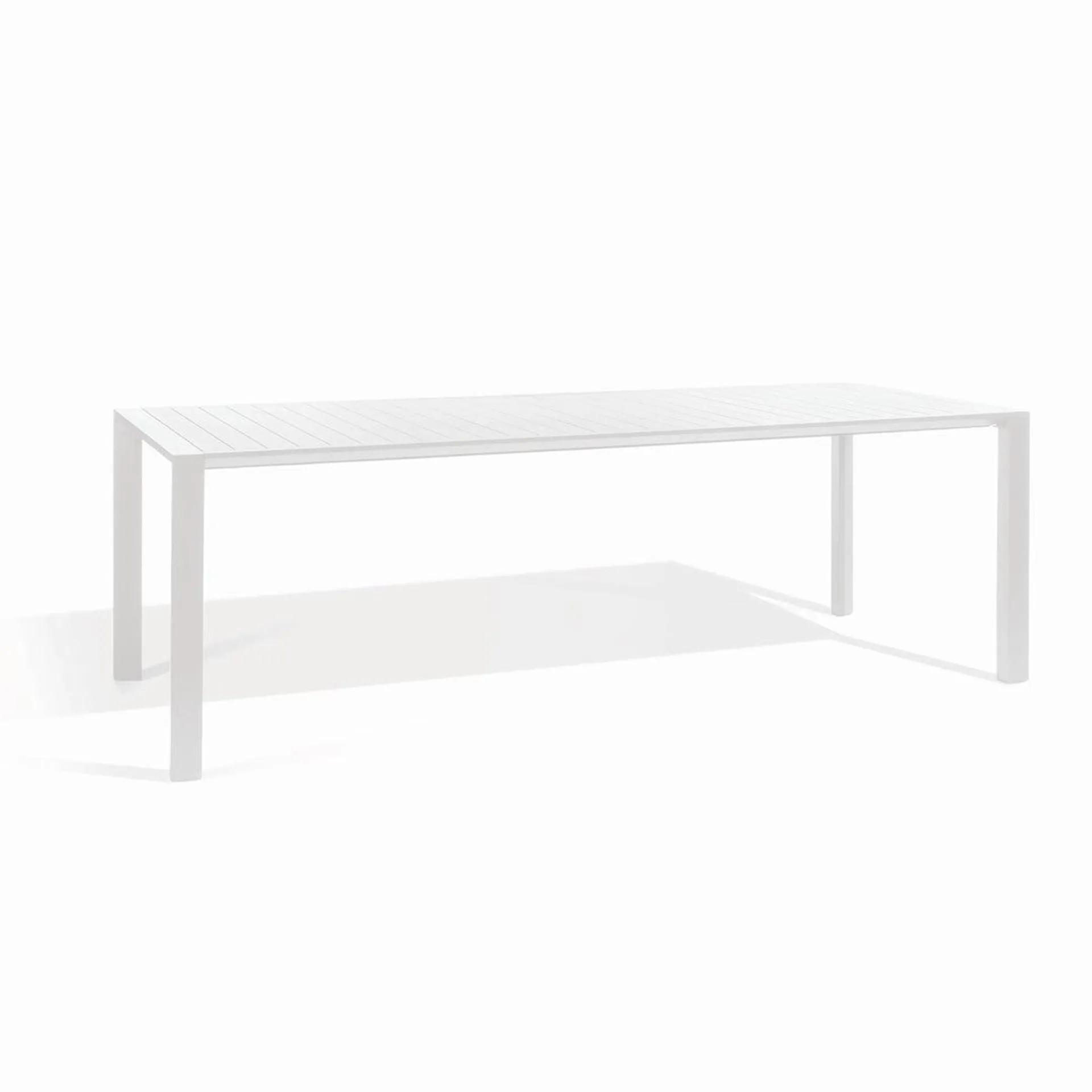 Metris tafel white mat 226x90