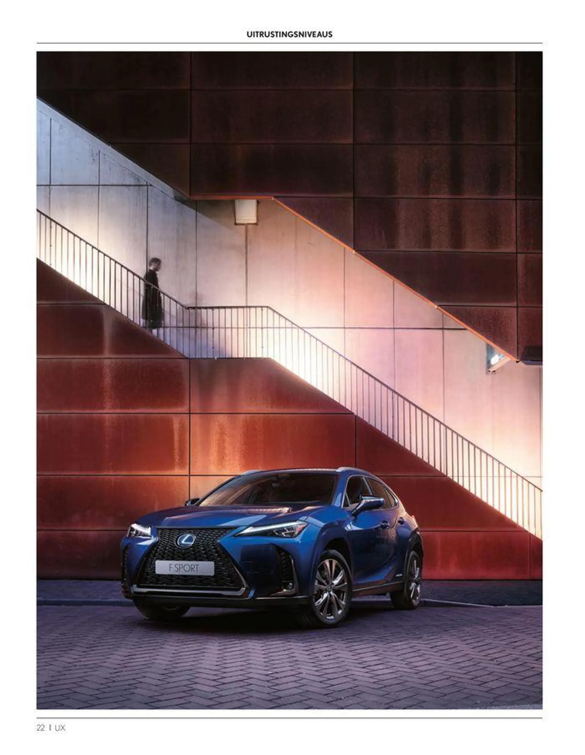 LEXUS UX  van 23 november tot 23 november 2024 - folder pagina 22