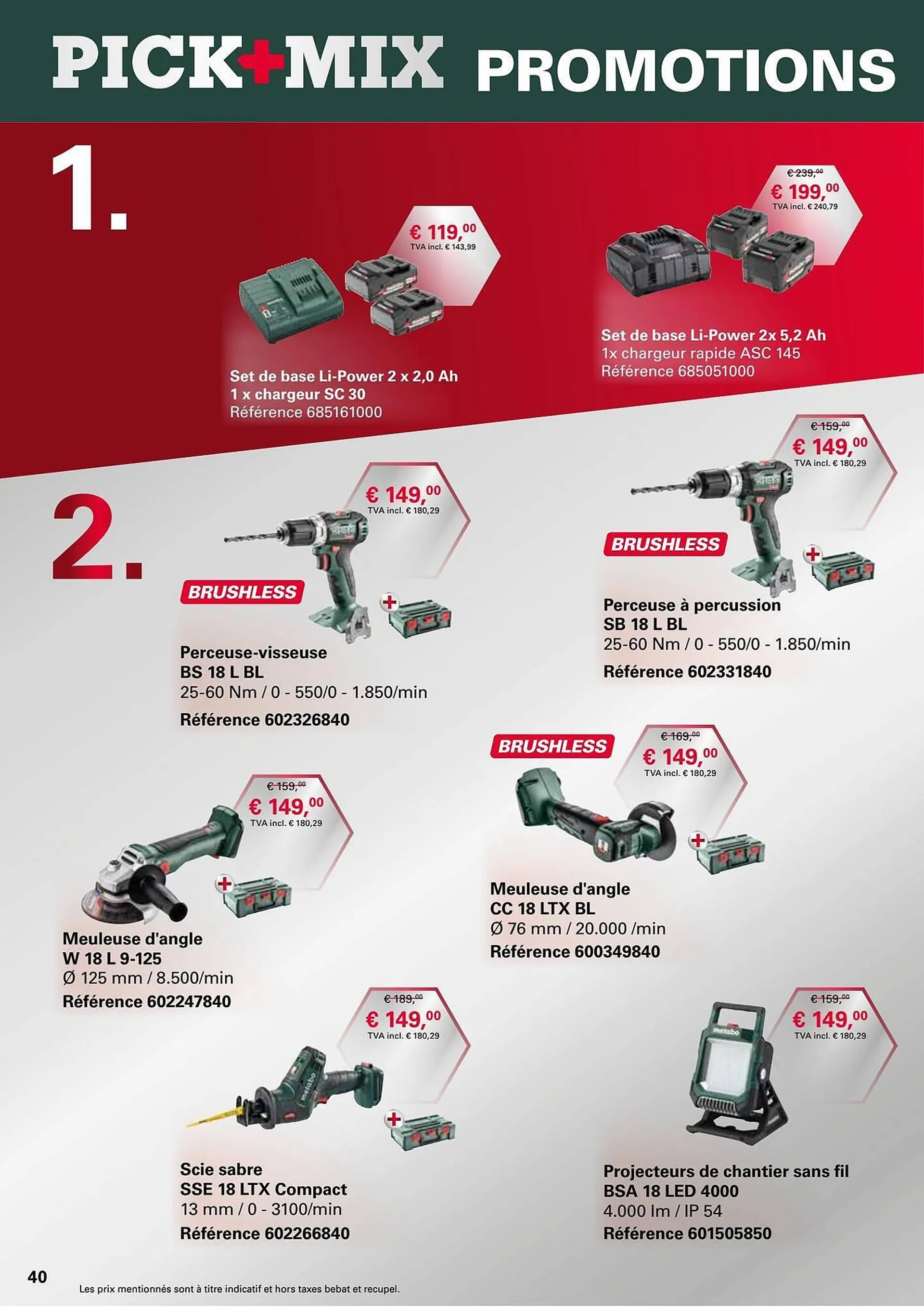 Metabo folder van 1 september tot 31 januari 2024 - folder pagina 40