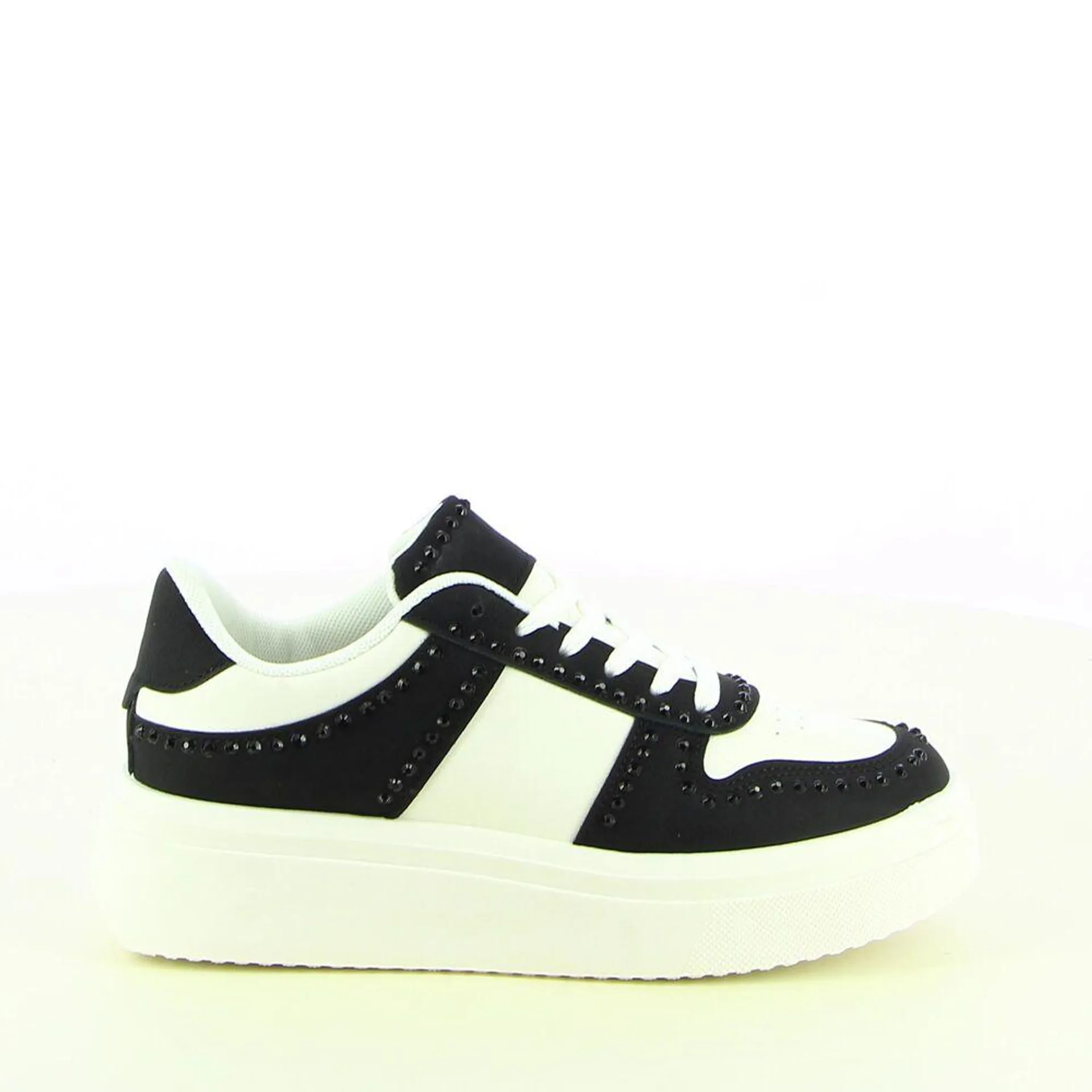 Ken Shoe Fashion - Zwart/Wit - Sneakers