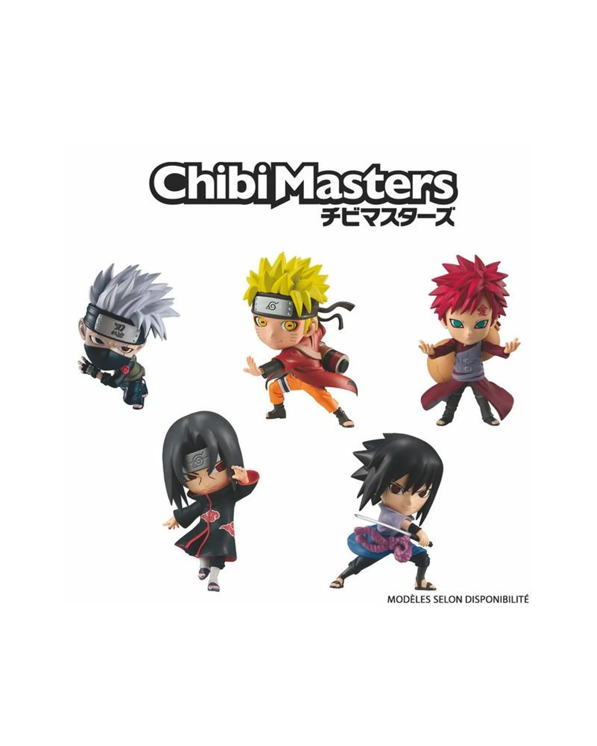 CHIBI MASTERS 8CM + SOCLE NARUTO