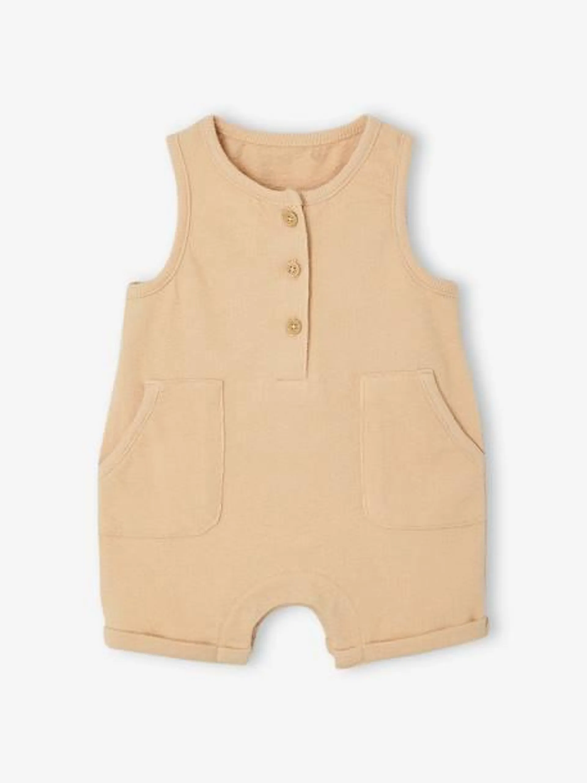 Combi-short naissance - beige