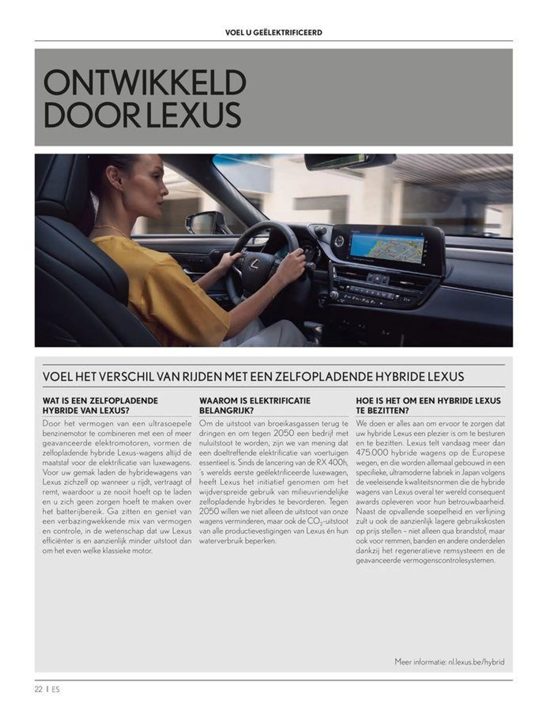  LEXUS E.S van 23 november tot 23 november 2024 - folder pagina 22